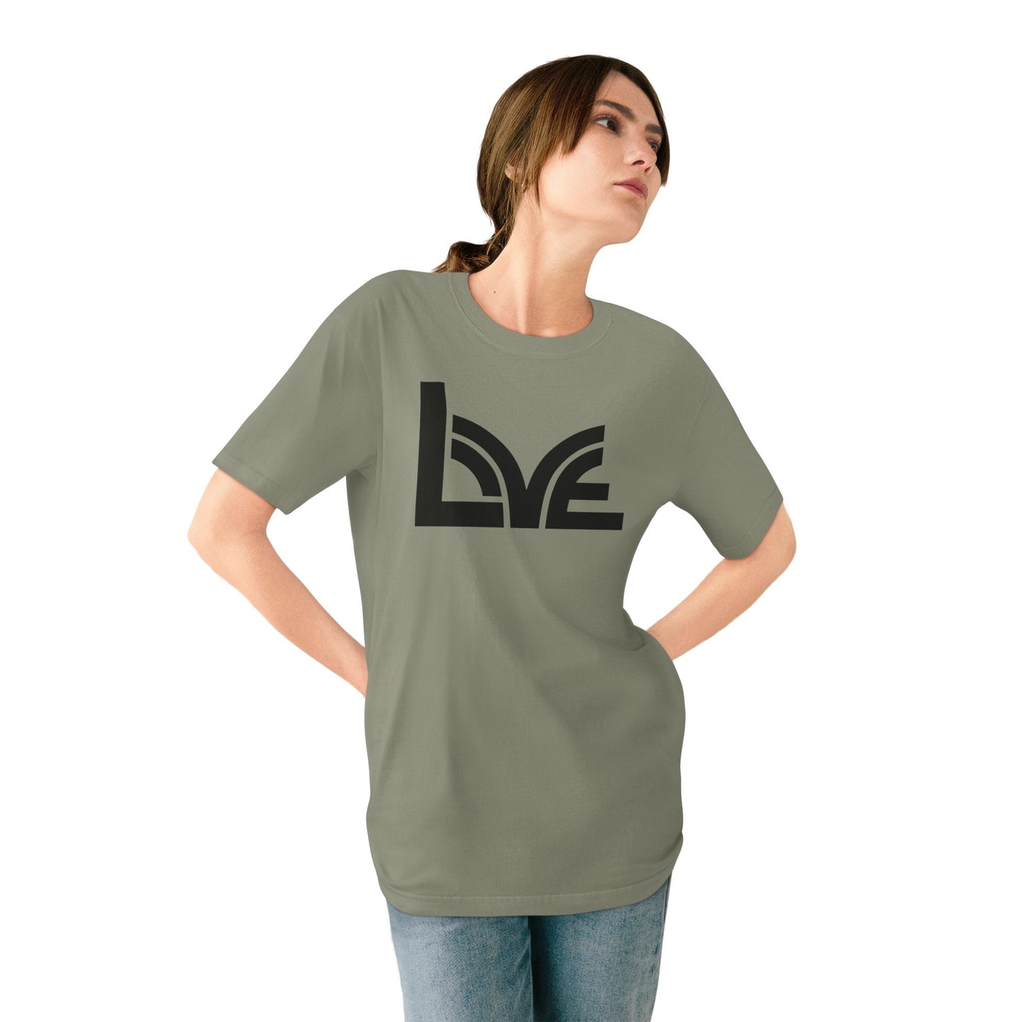 Unisex 100% Organic Cotton Staple T-shirt (Love)