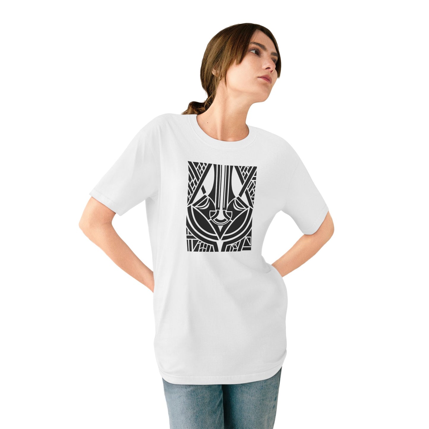 Unisex 100% Organic Cotton Staple T-shirt (Design 25)