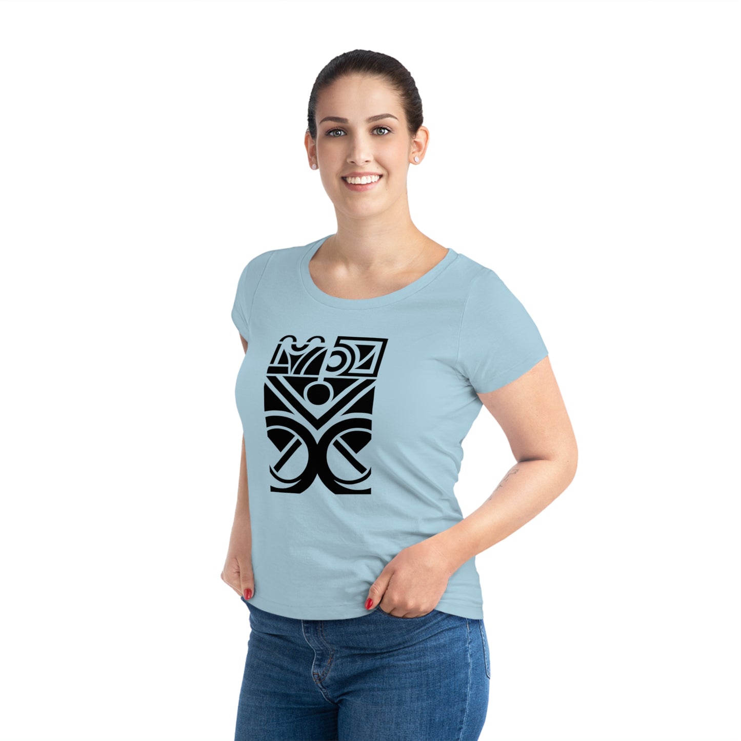 Women's Jazzer 100% Organic Cotton T-shirt (Design 27)