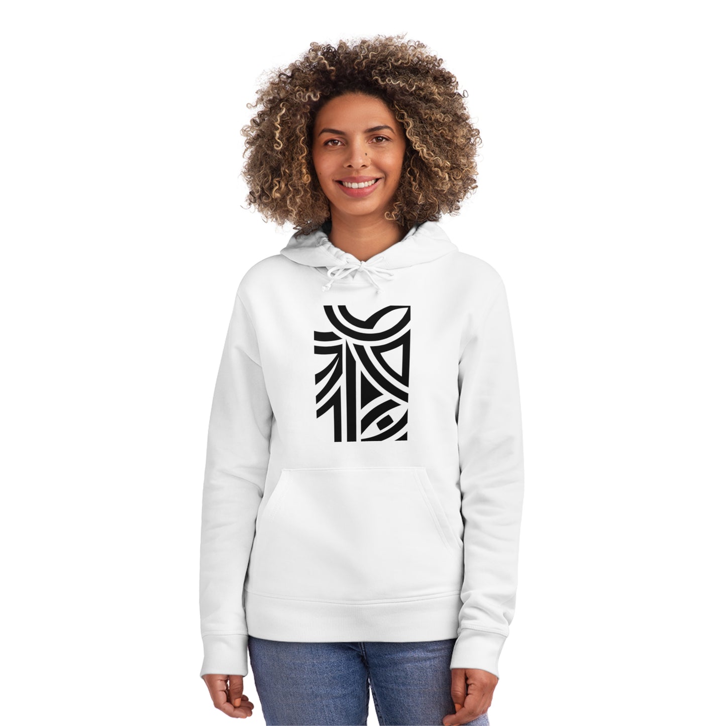 Unisex Drummer Hoodie (85% Organic Cotton and 15% Recycled Polyester) - Design 26