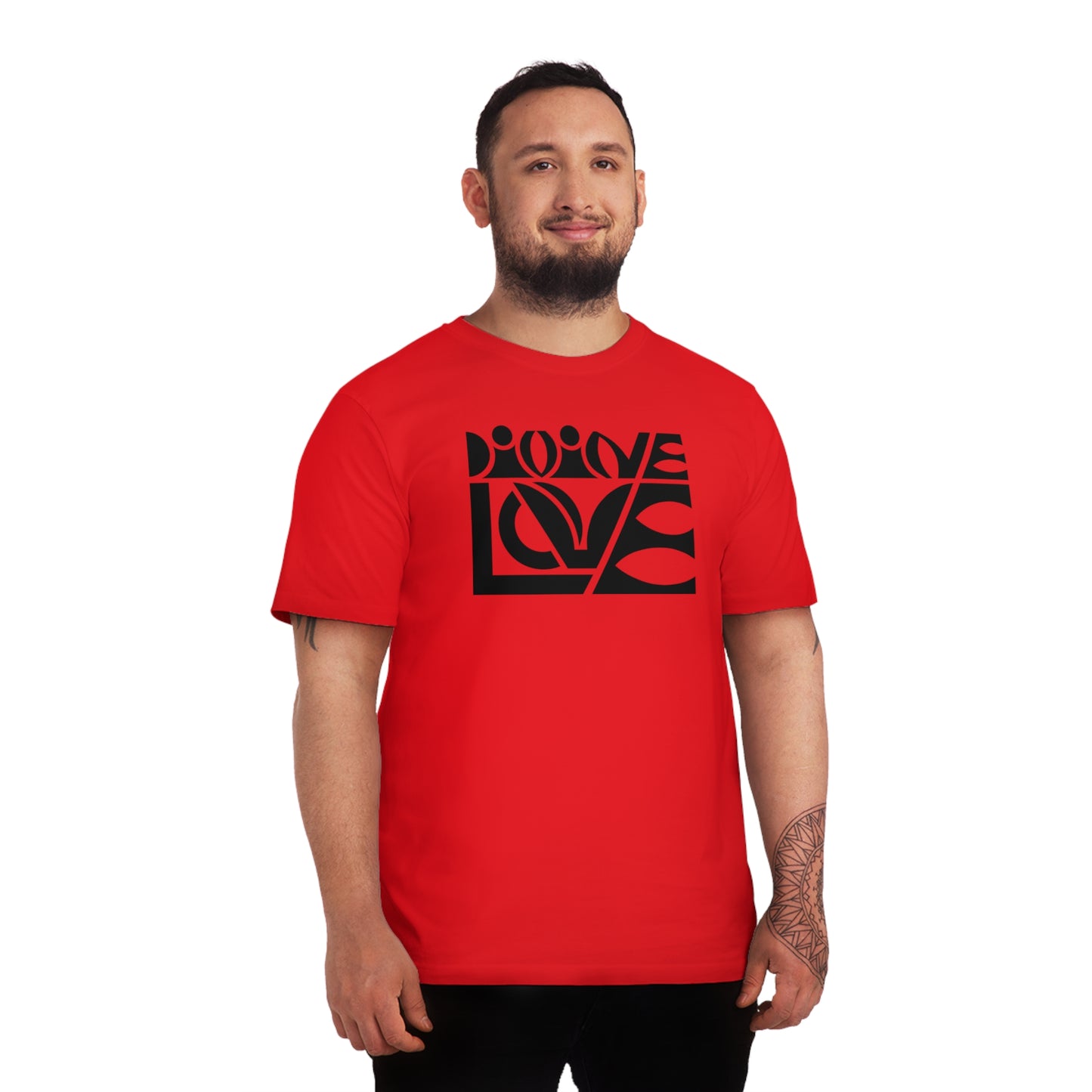 Men's Sparker 100% Organic Cotton T-shirt (Divine Love)