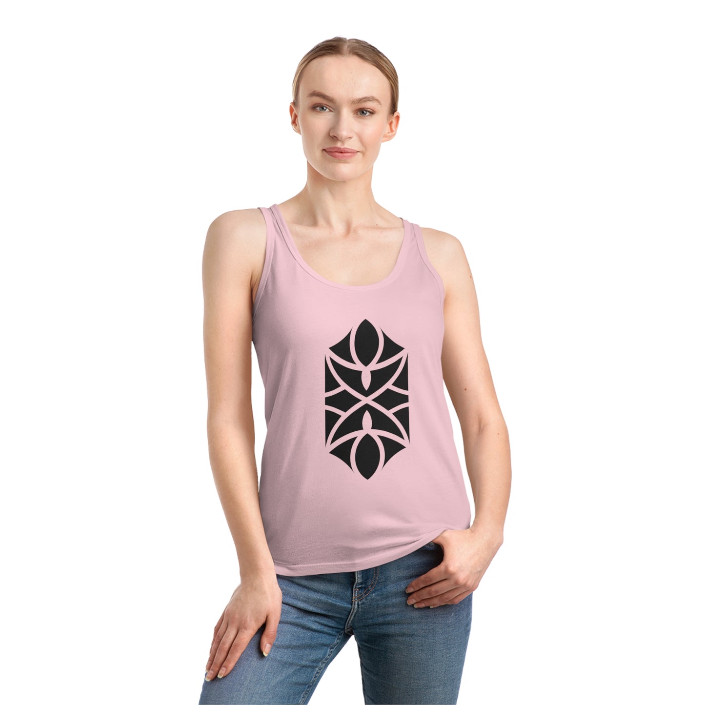 Women's Dreamer 100% Organic Cotton Tank Top (Design 18)