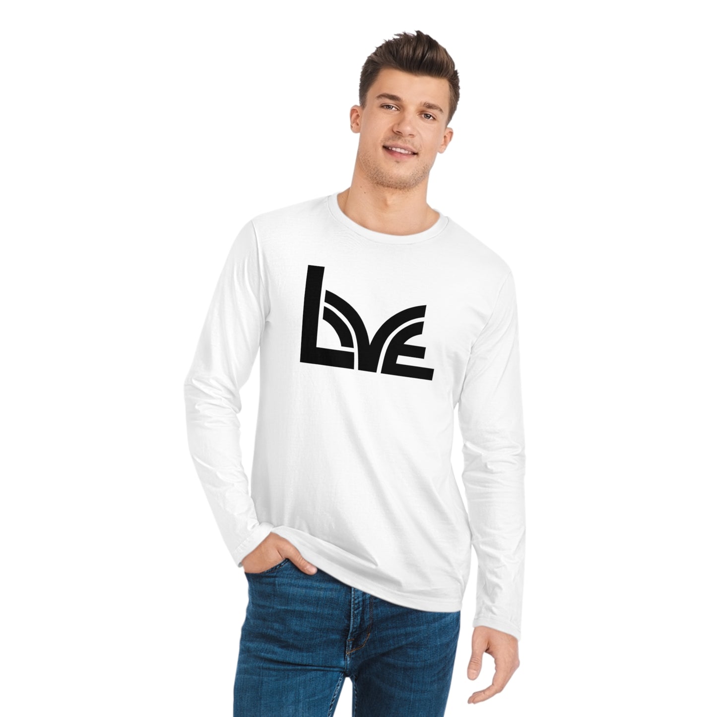 Men's 100% Organic Cotton Sparker Long Sleeve Shirt (Love)