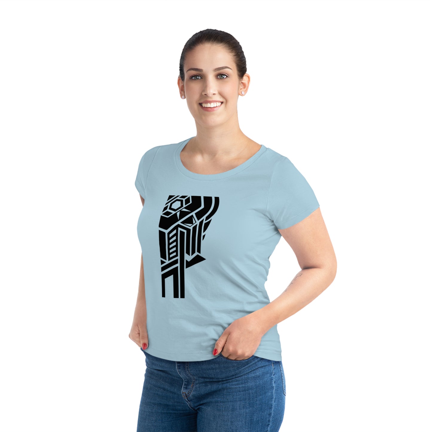 Women's Jazzer 100% Organic Cotton T-shirt (Design 28)