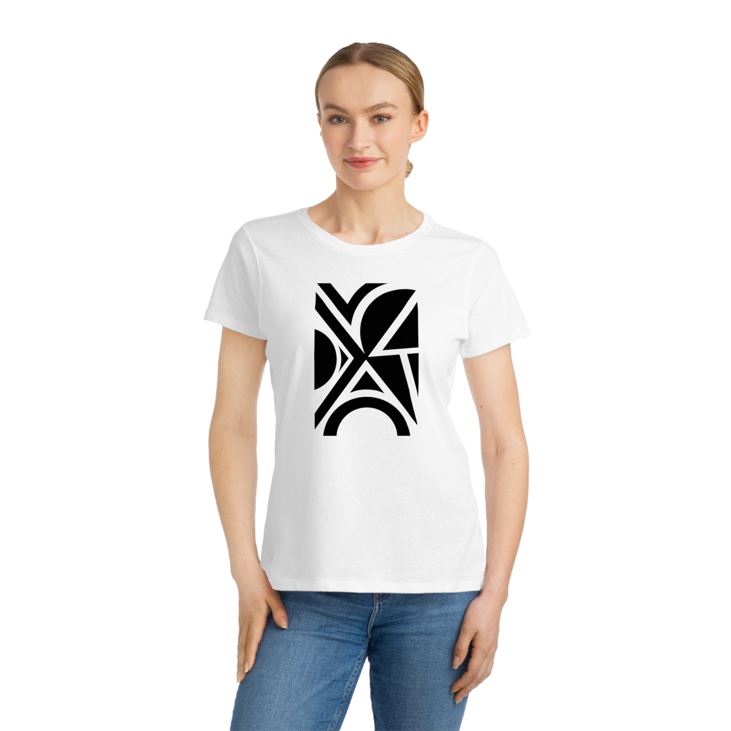 Women's Classic 100% Organic Cotton T-Shirt (Design 5)