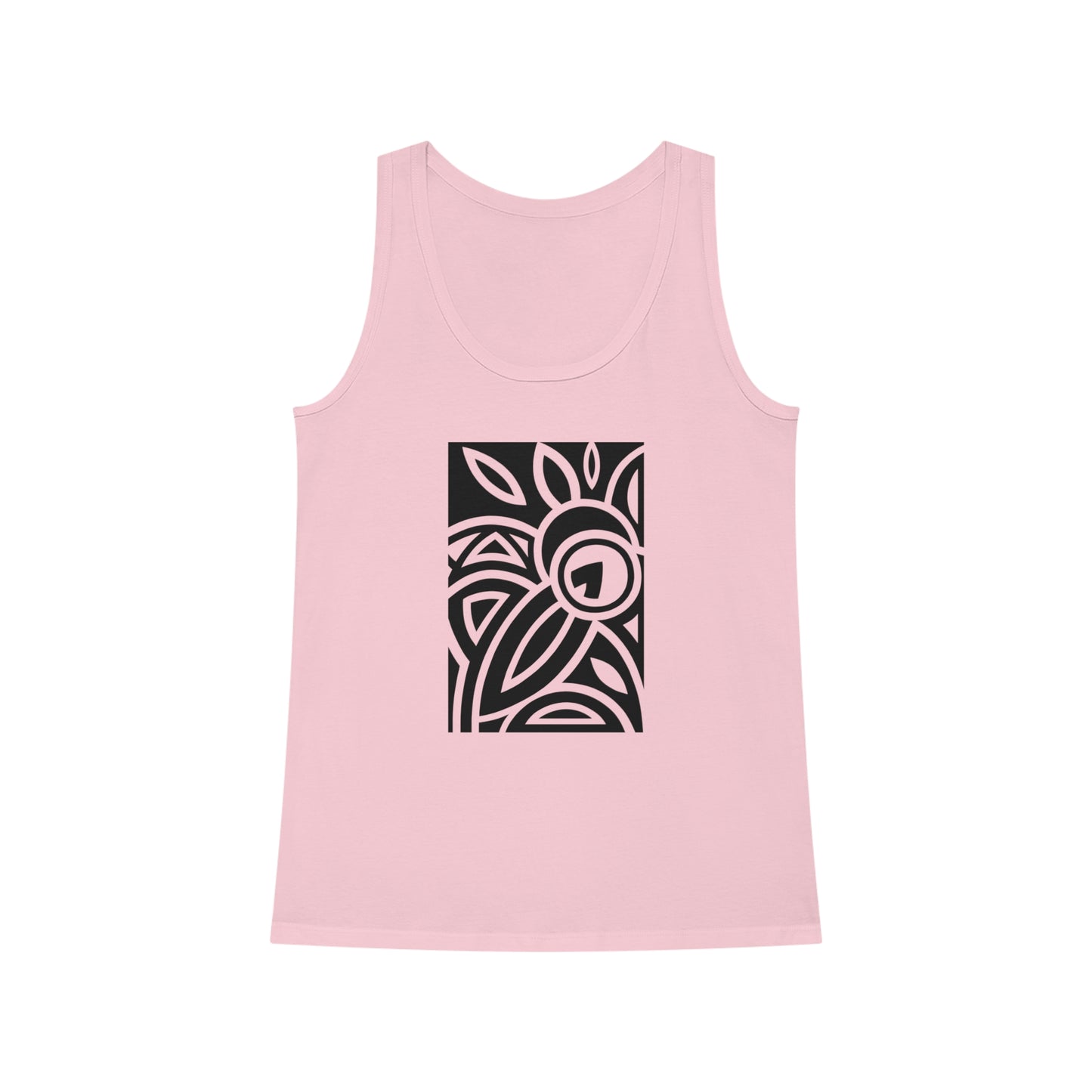 Women's Dreamer 100% Organic Cotton Tank Top (Design 23)