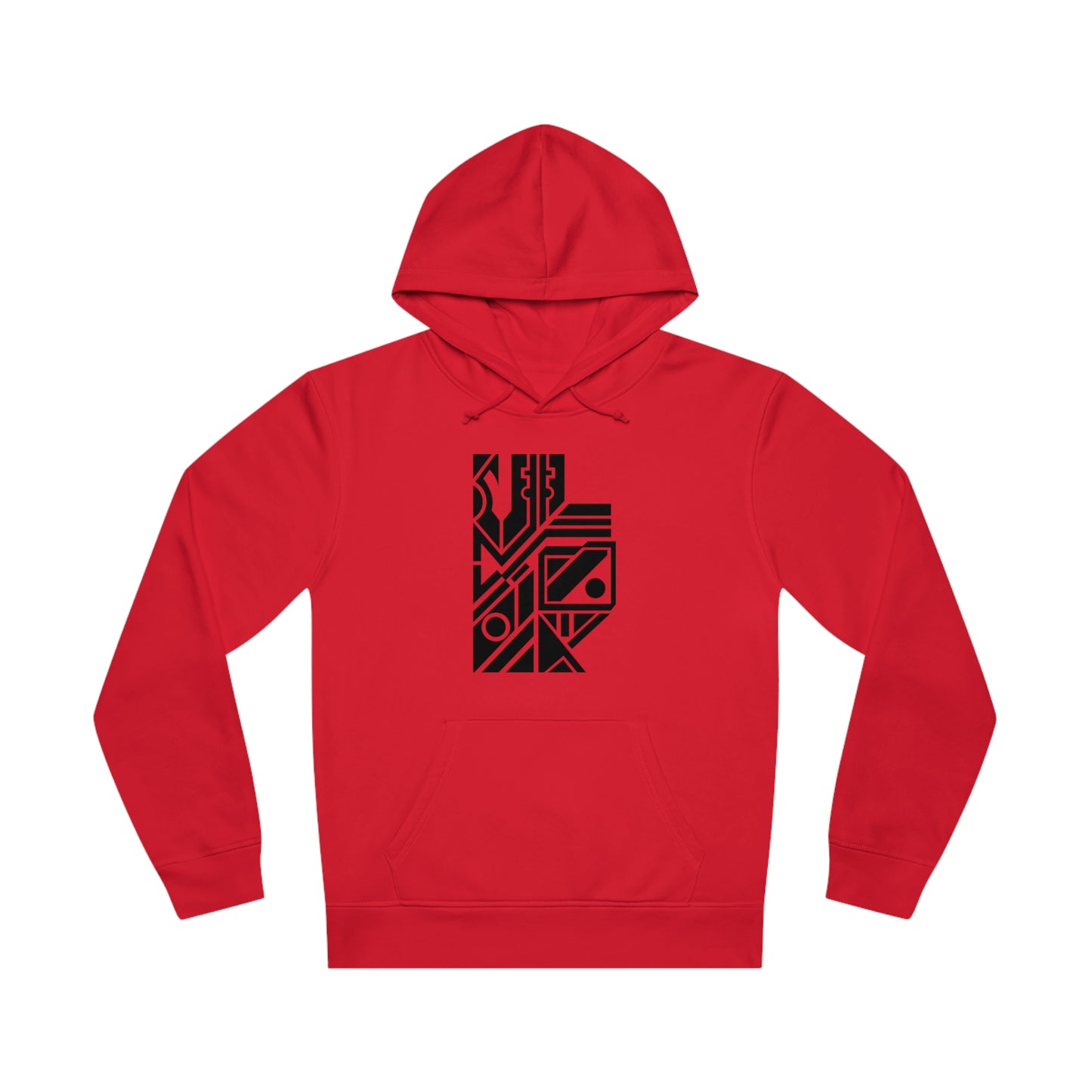 Unisex Drummer Hoodie (85% Organic Cotton and 15% Recycled Polyester) - Design 6