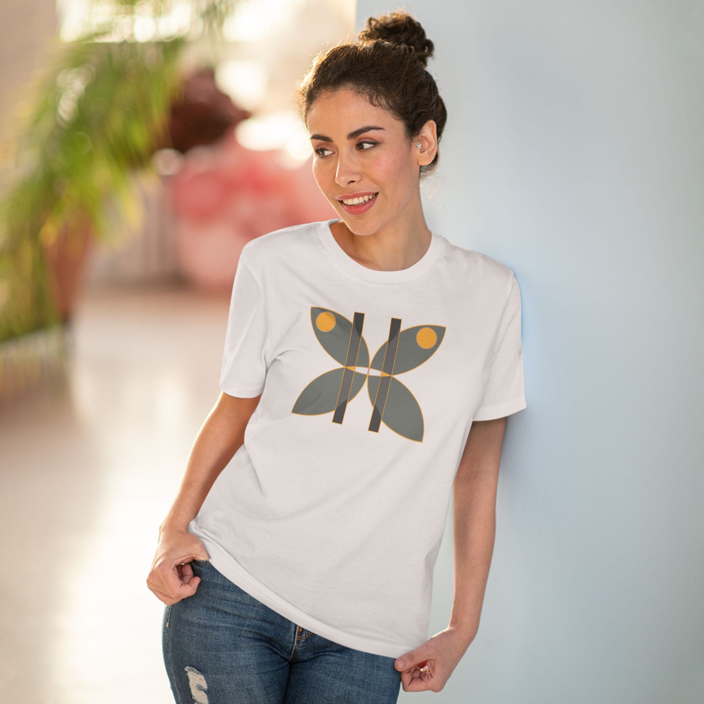 Unisex 100% Organic Cotton Creator T-shirt (Design 14)