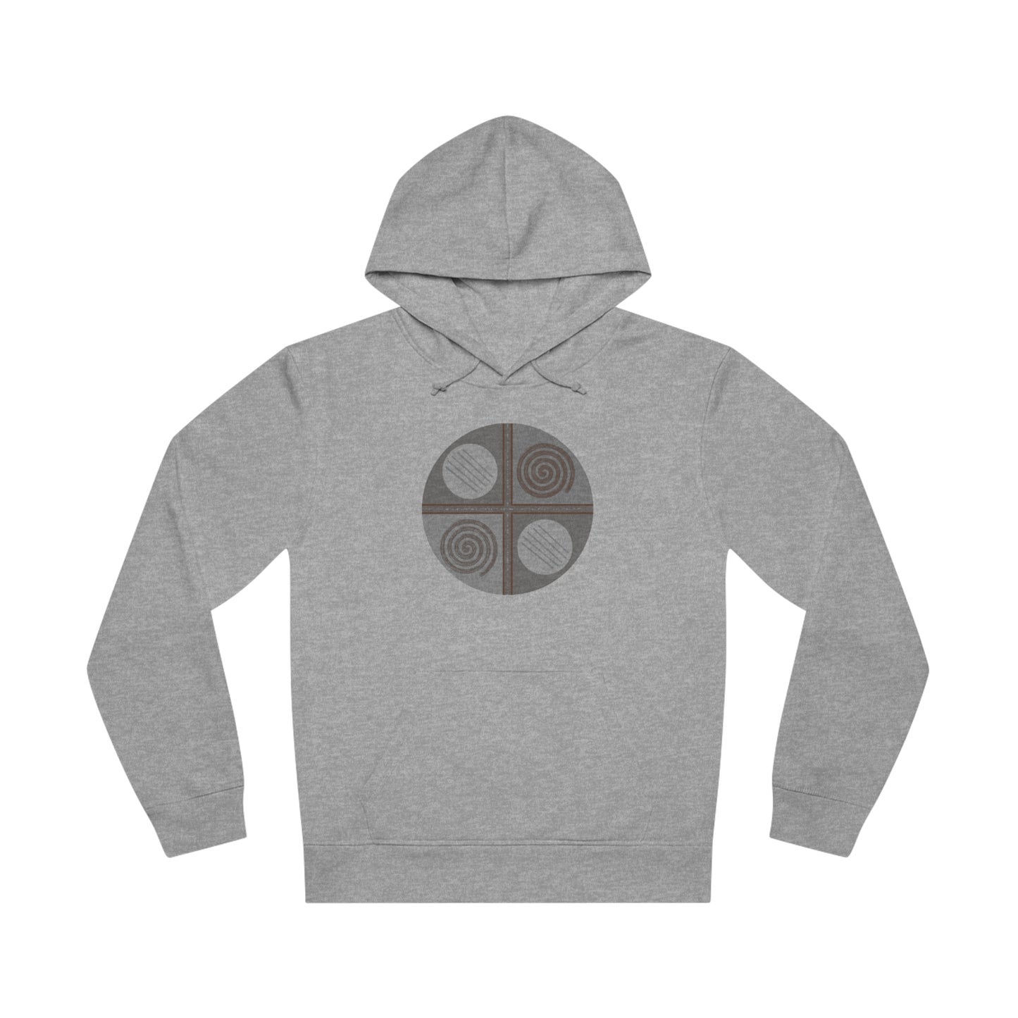 Unisex Drummer Hoodie (85% Organic Cotton and 15% Recycled Polyester) - Design 15