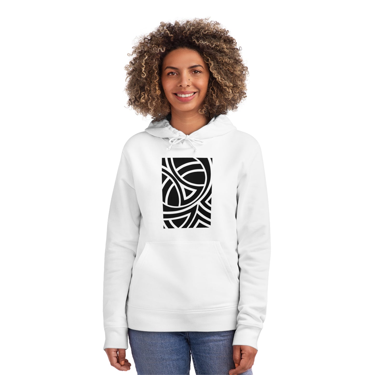 Unisex Drummer Hoodie (85% Organic Cotton and 15% Recycled Polyester) - Design 4