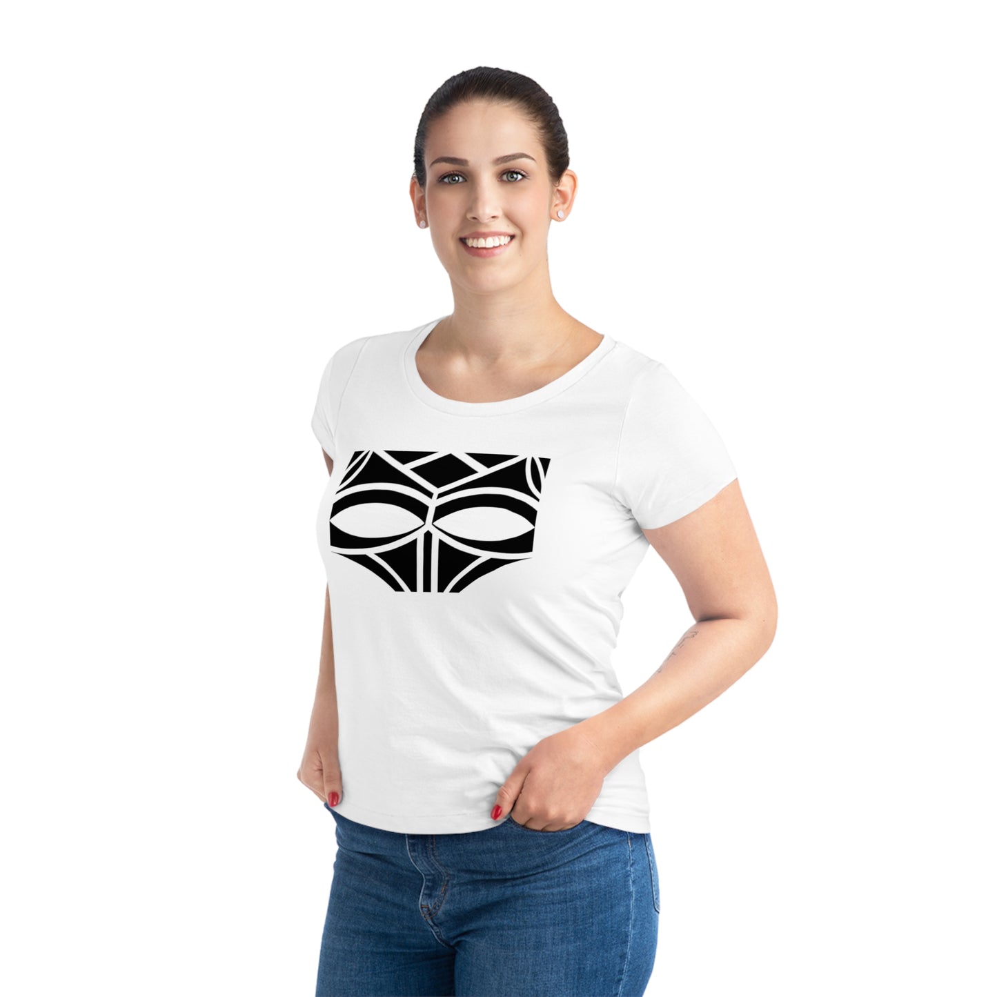 Women's Jazzer 100% Organic Cotton T-shirt (Design 3)