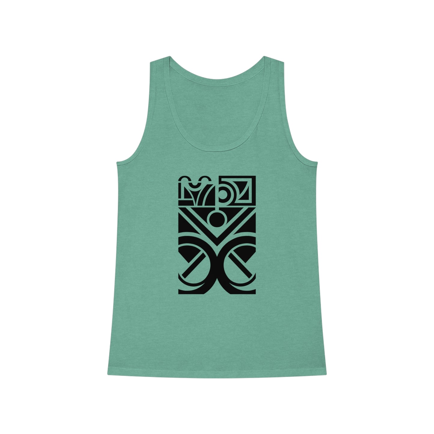 Women's Dreamer 100% Organic Cotton Tank Top (Design 27)