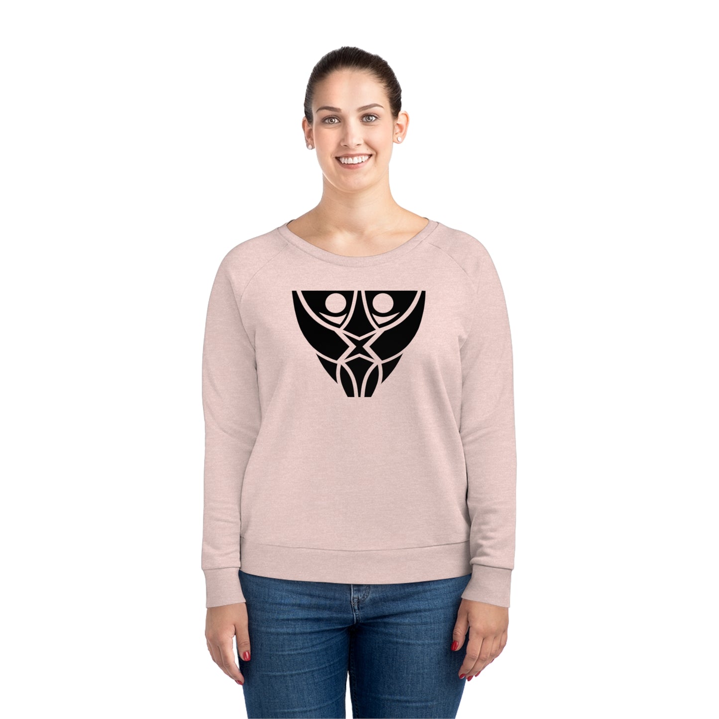 Women's Dazzler 85% Organic Cotton Relaxed Fit Sweatshirt (Design 19)