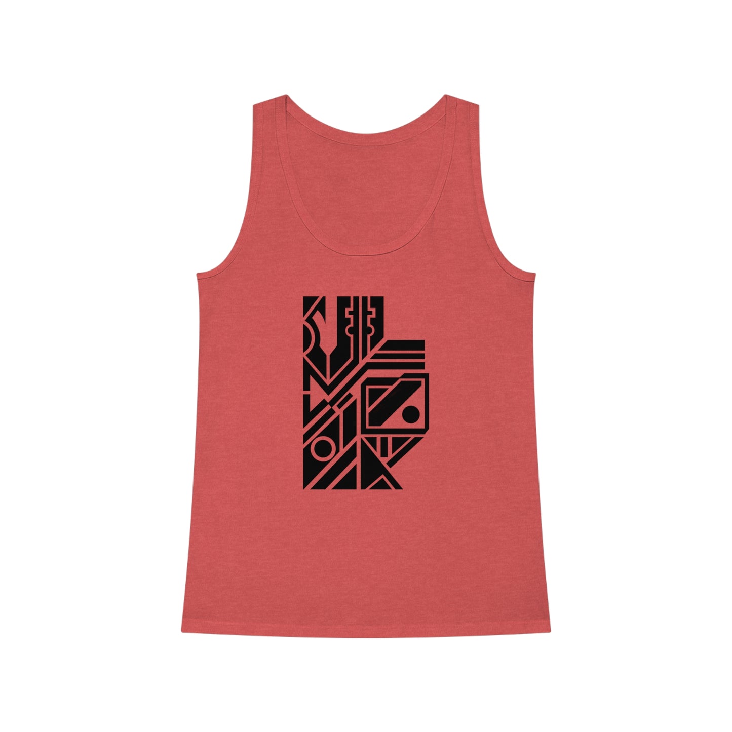 Women's Dreamer 100% Organic Cotton Tank Top (Design 6)