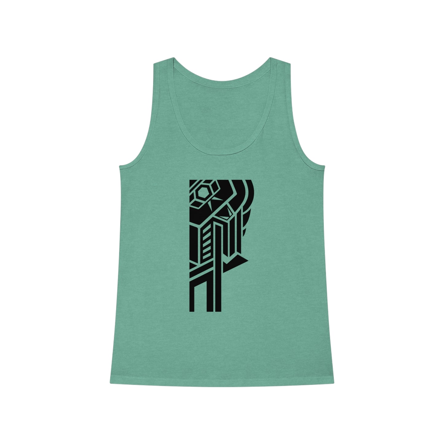 Women's Dreamer 100% Organic Cotton Tank Top (Design 28)