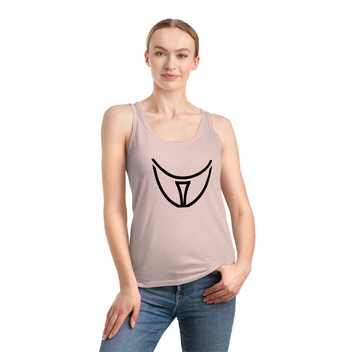 Women's Dreamer 100% Organic Cotton Tank Top (Design 21)