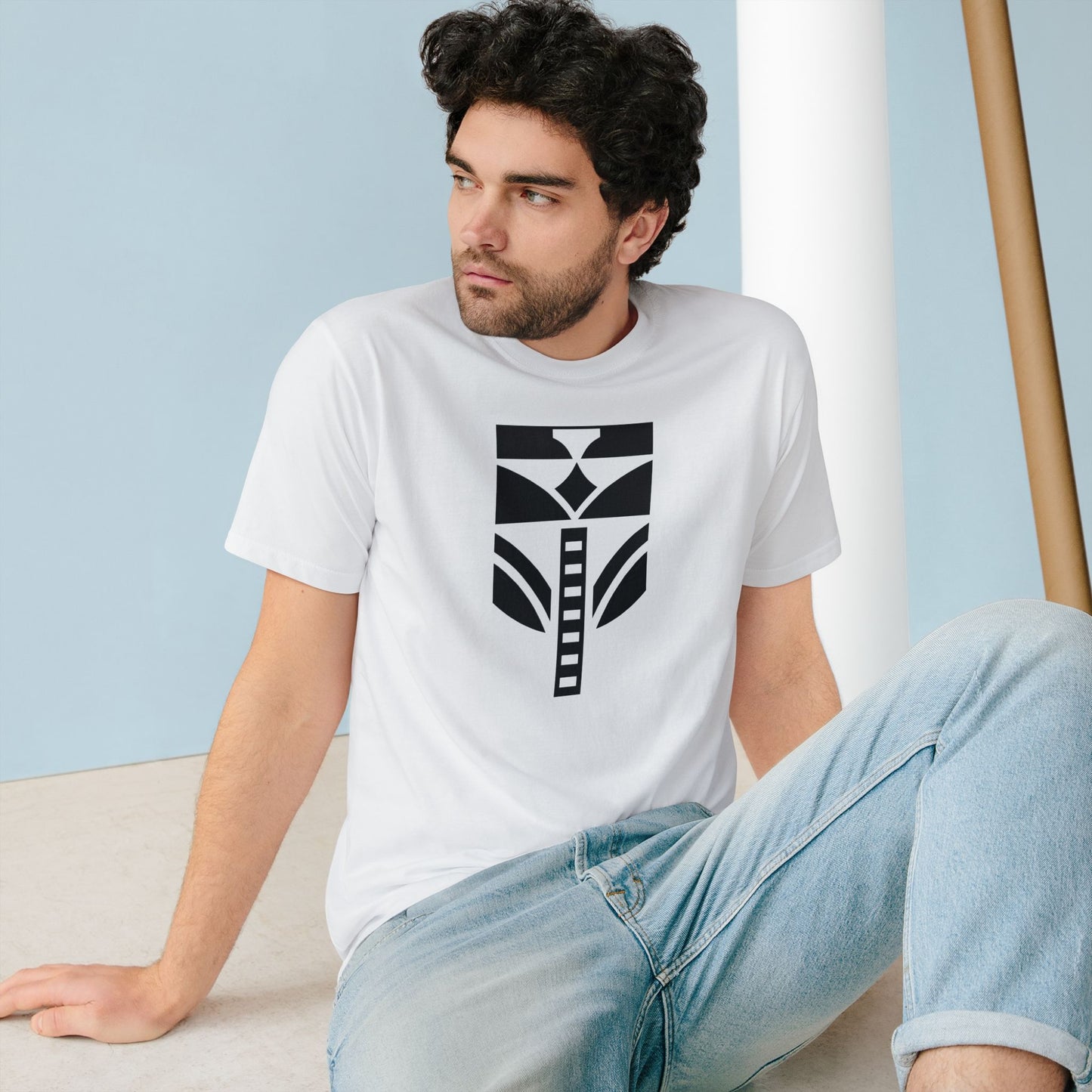 Unisex 100% Organic Cotton Staple T-shirt (Design 8)