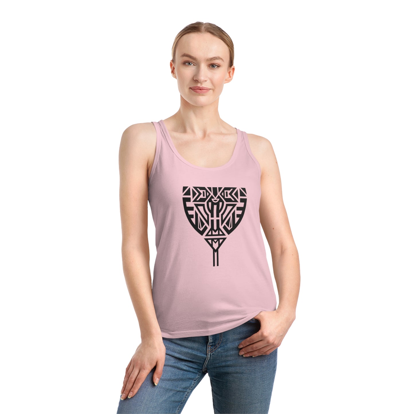 Women's Dreamer 100% Organic Cotton Tank Top (Design 10)