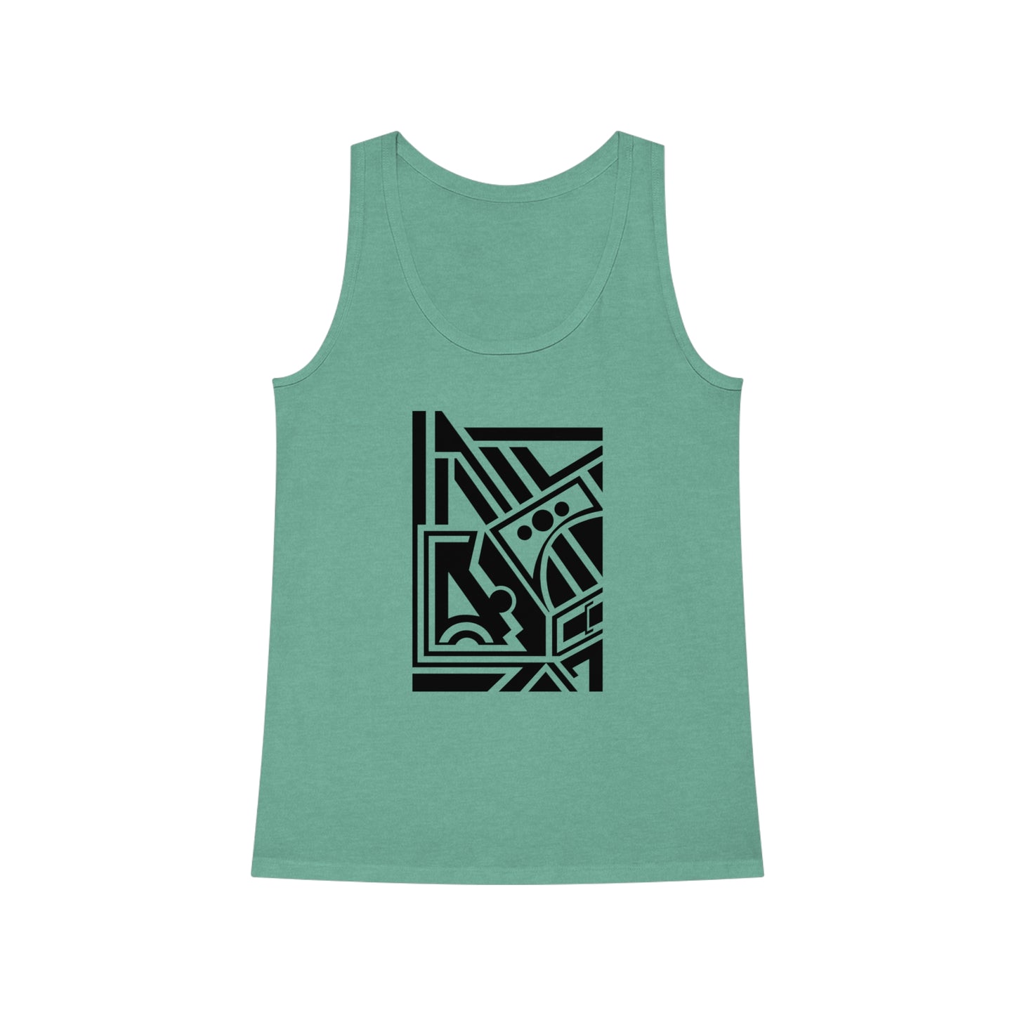 Women's Dreamer 100% Organic Cotton Tank Top (Design 2)