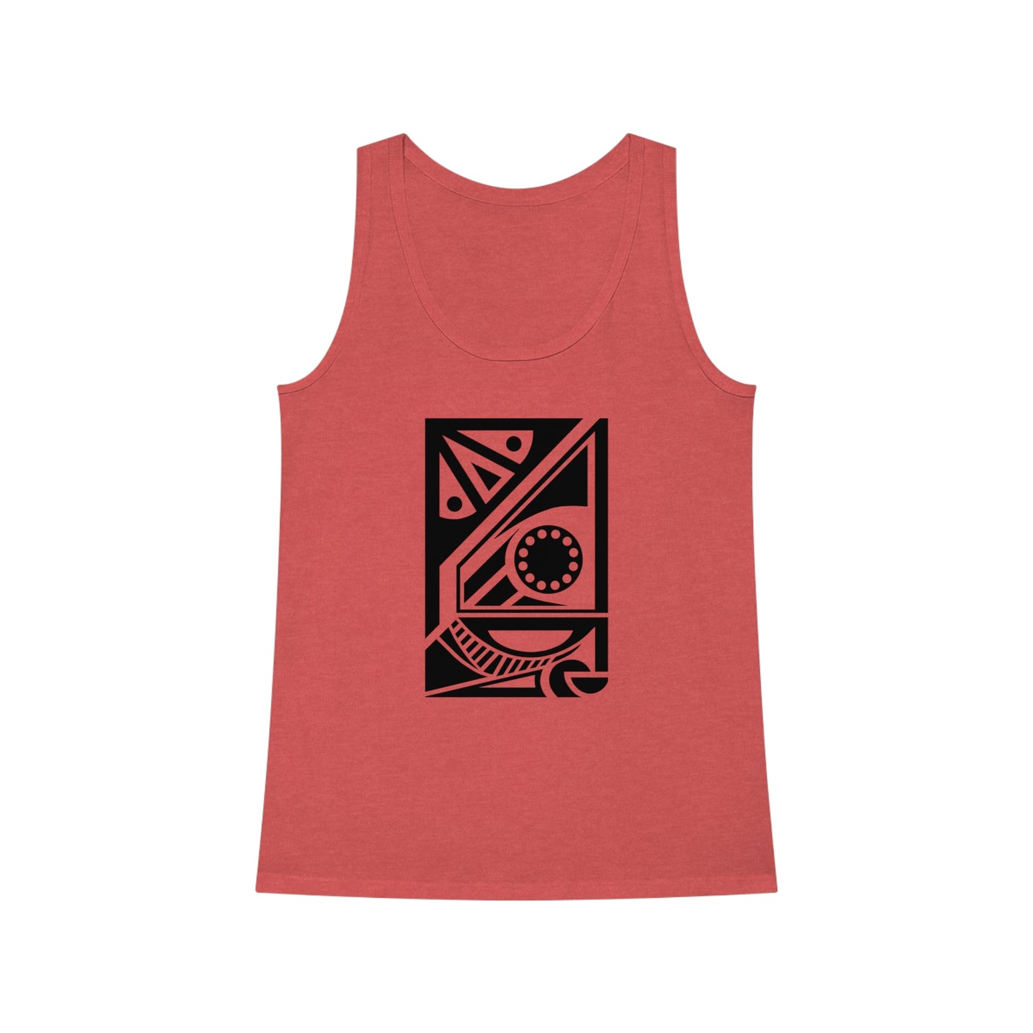 Women's Dreamer 100% Organic Cotton Tank Top (Design 17[2])