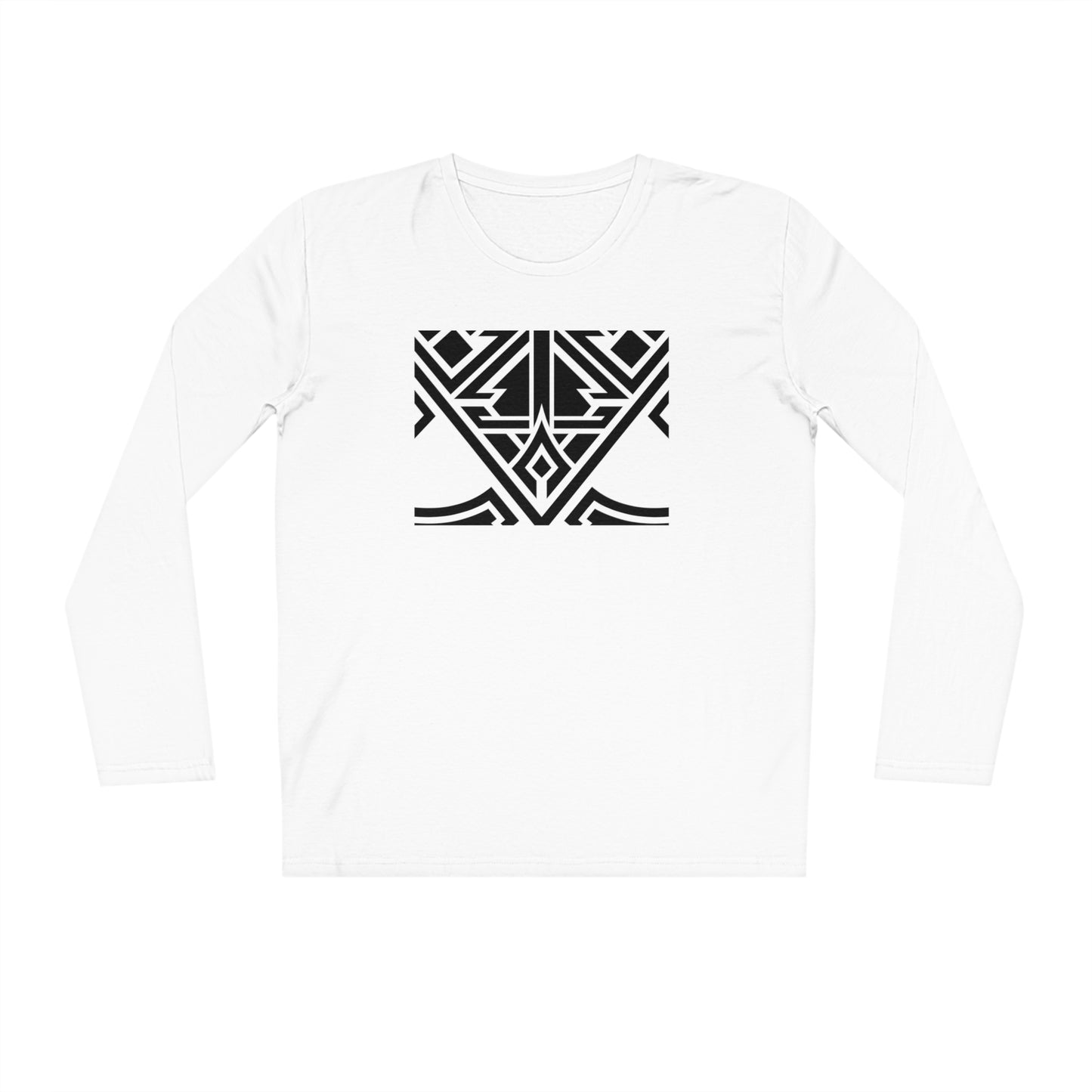 Men's 100% Organic Cotton Sparker Long Sleeve Shirt (Design 20)