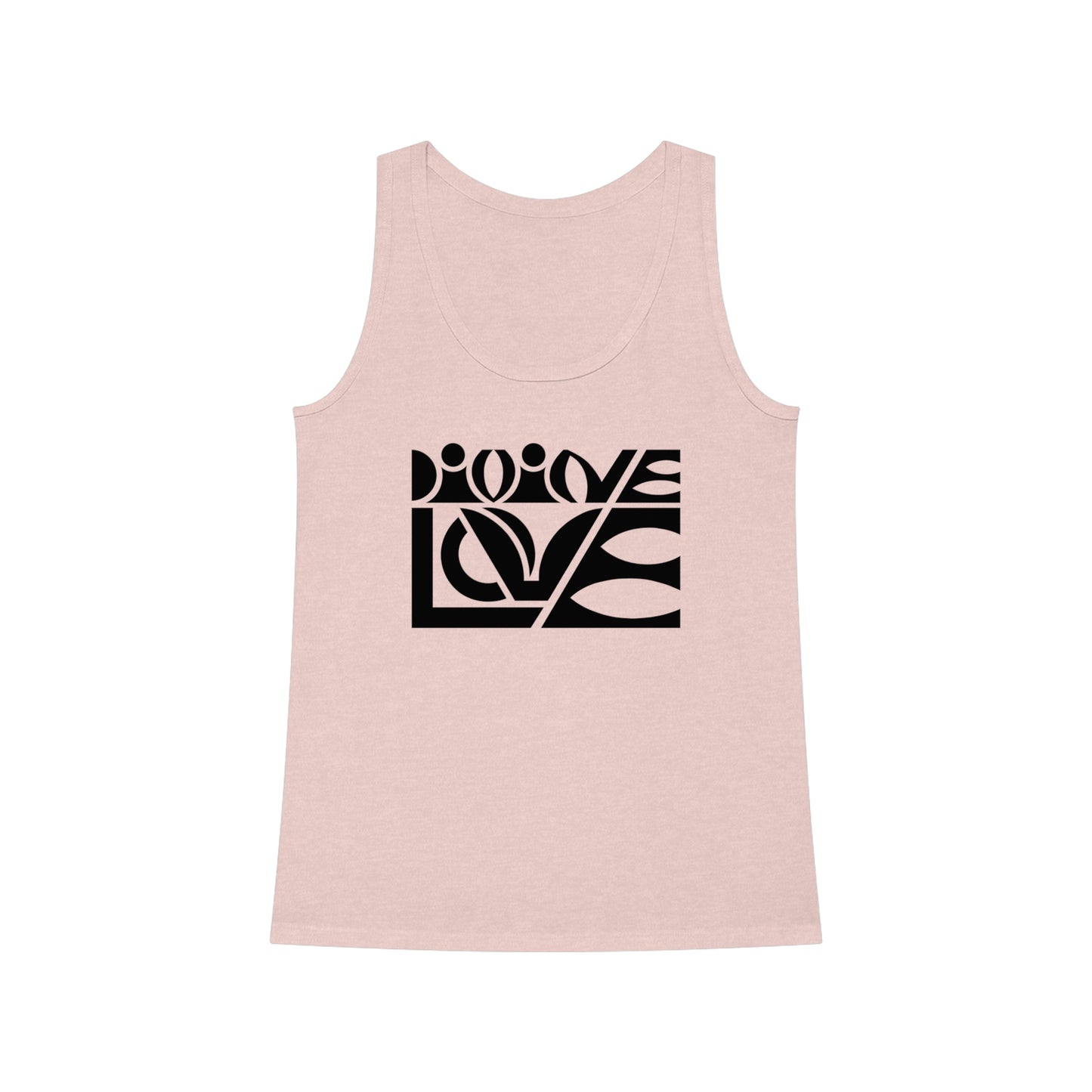 Women's Dreamer 100% Organic Cotton Tank Top (Divine Love)