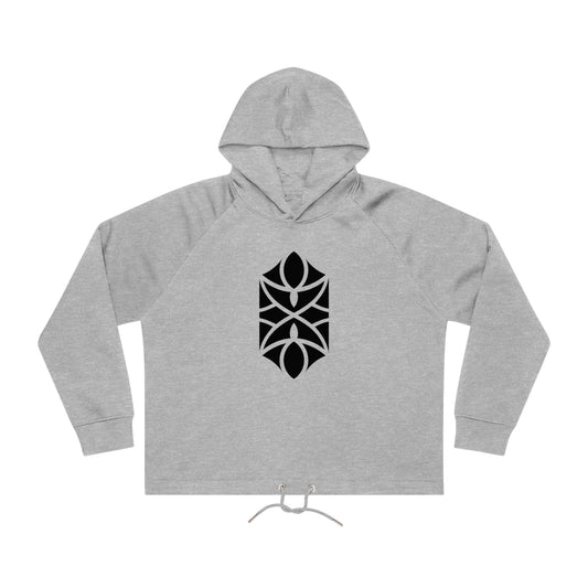 Women's Bower 85% Organic Cotton Cropped Hoodie (Design 18)