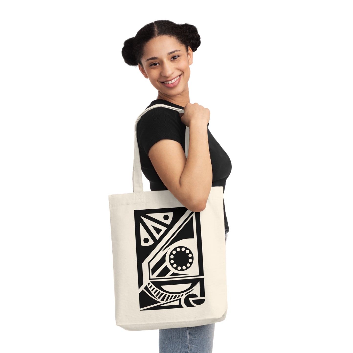 Woven Tote Bag (80% Recycled Cotton and 20% Recycled Polyester) - Design 17 (2)