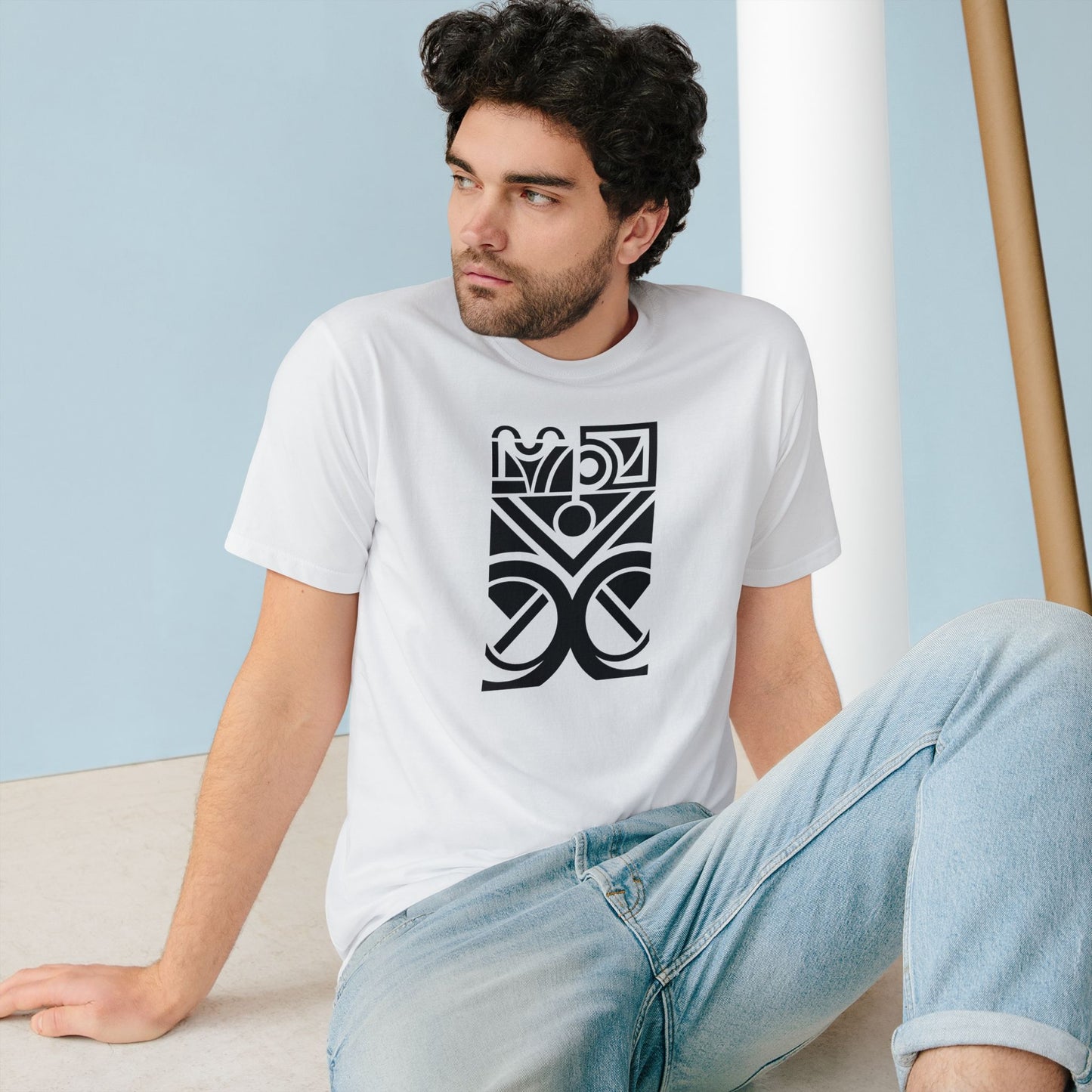 Unisex 100% Organic Cotton Staple T-shirt (Design 27)