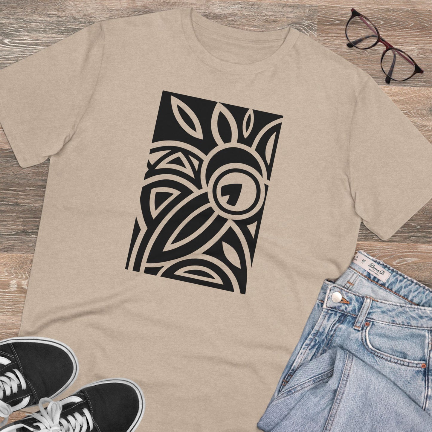 Unisex 100% Organic Cotton Creator T-shirt (Design 23)