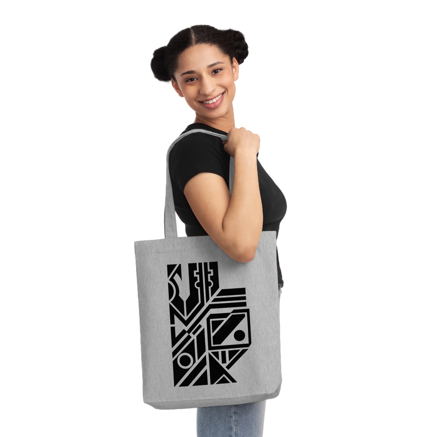 Woven Tote Bag (80% Recycled Cotton and 20% Recycled Polyester) - Design 6