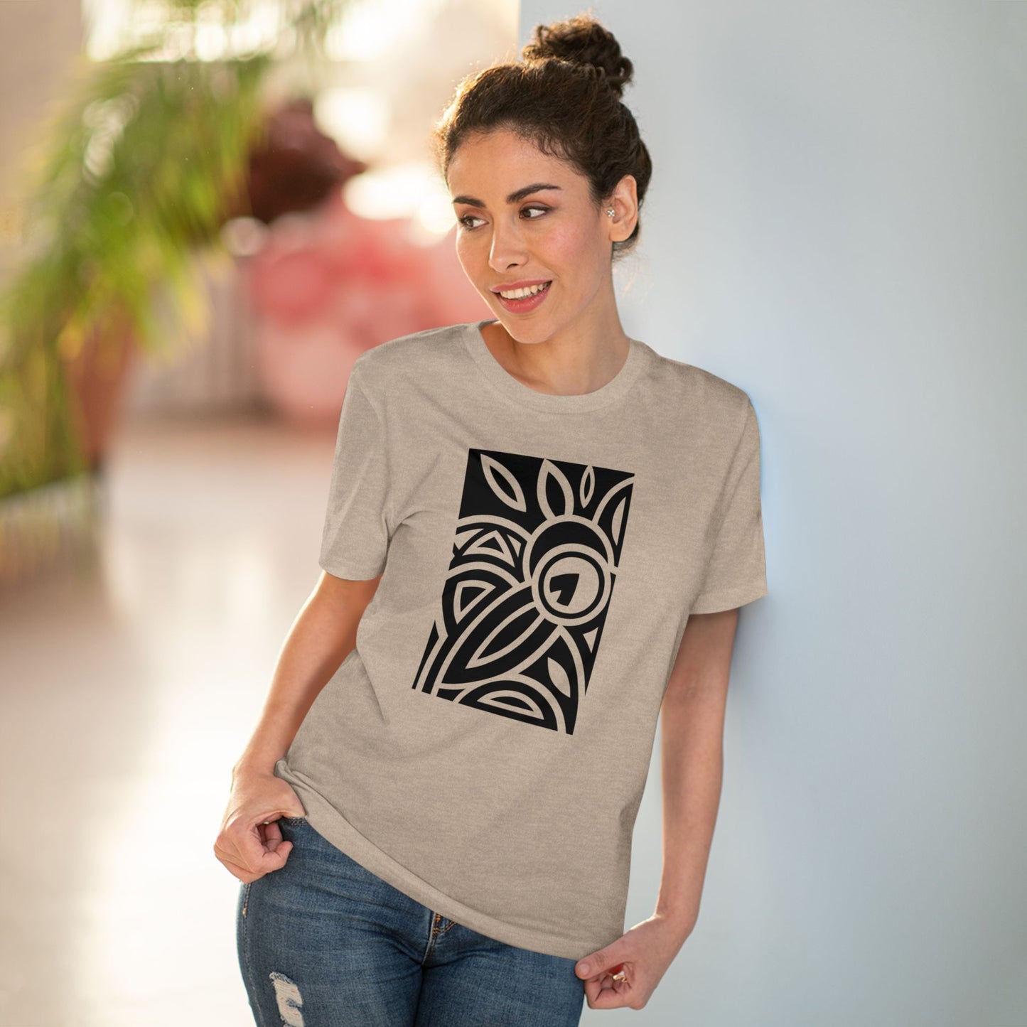 Unisex 100% Organic Cotton Creator T-shirt (Design 23)