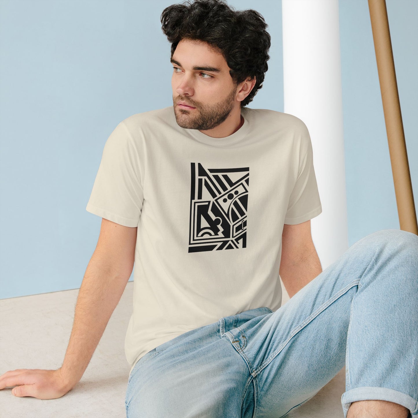 Unisex 100% Organic Cotton Staple T-shirt (Design 2)