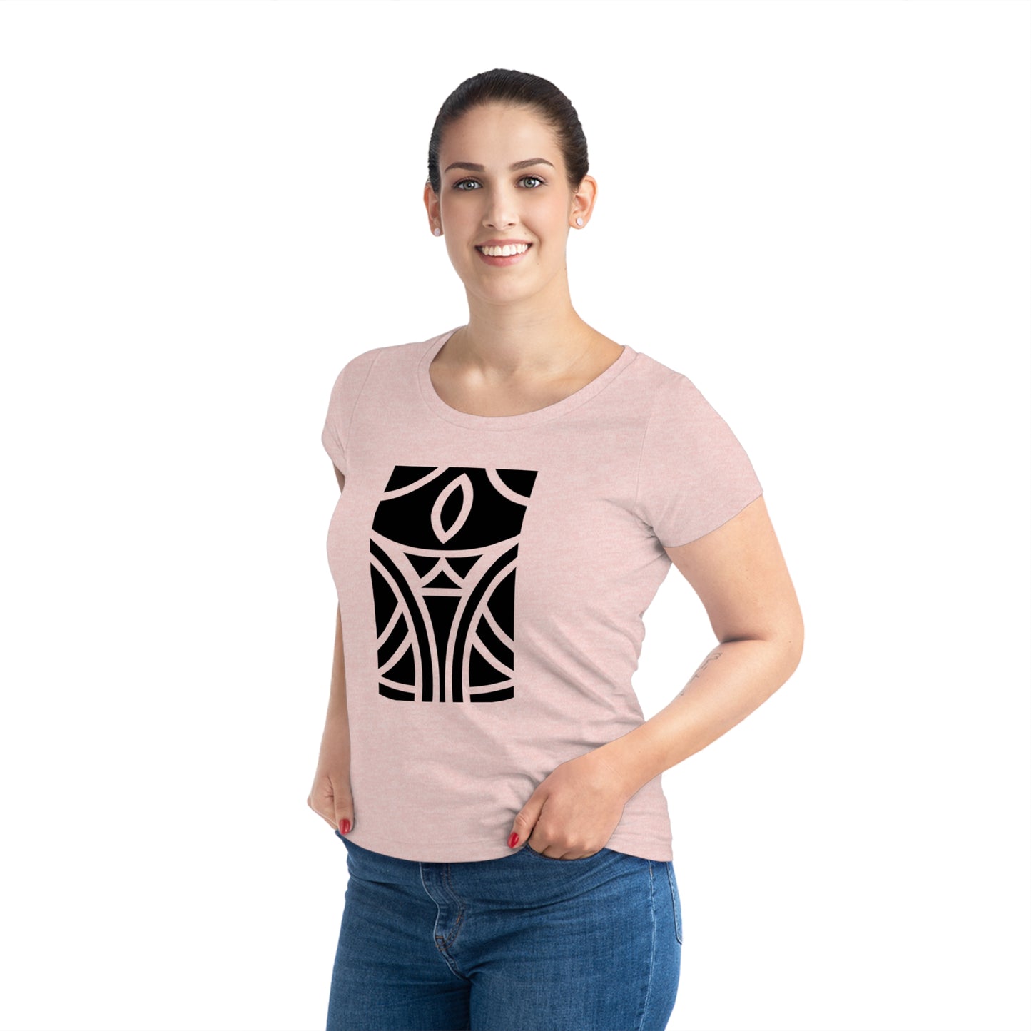 Women's Jazzer 100% Organic Cotton T-shirt (Design 12)