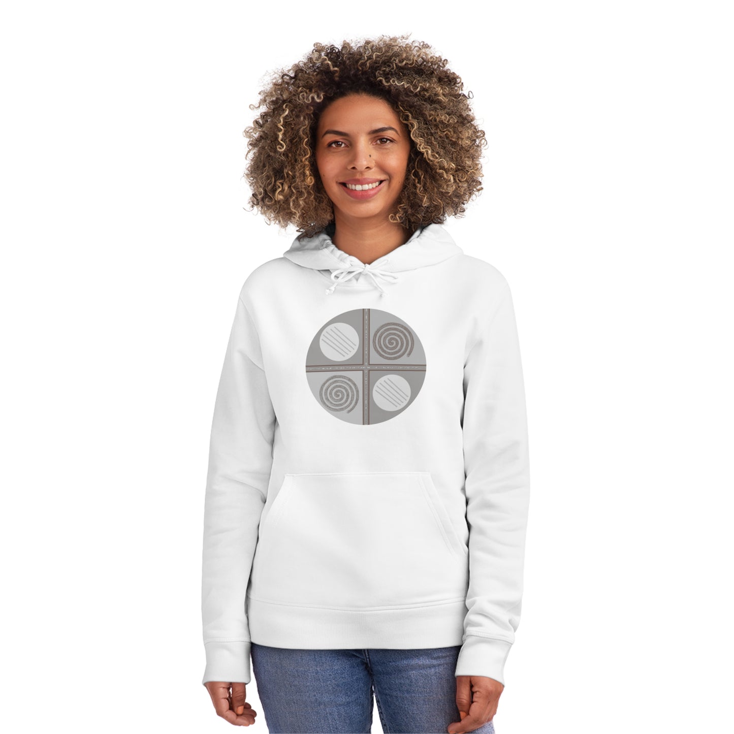 Unisex Drummer Hoodie (85% Organic Cotton and 15% Recycled Polyester) - Design 15