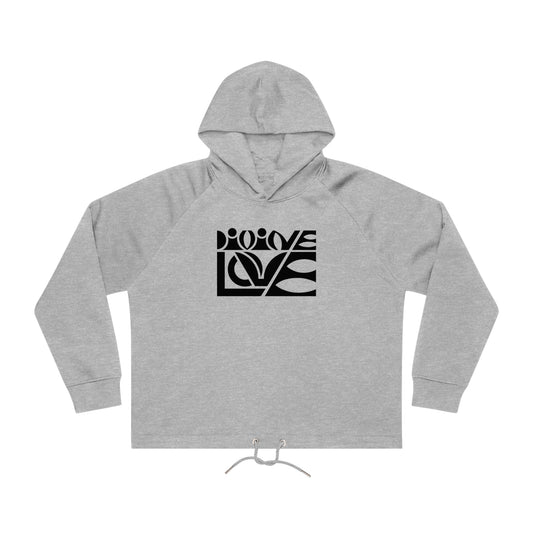 Women's Bower 85% Organic Cotton Cropped Hoodie (Divine Love)