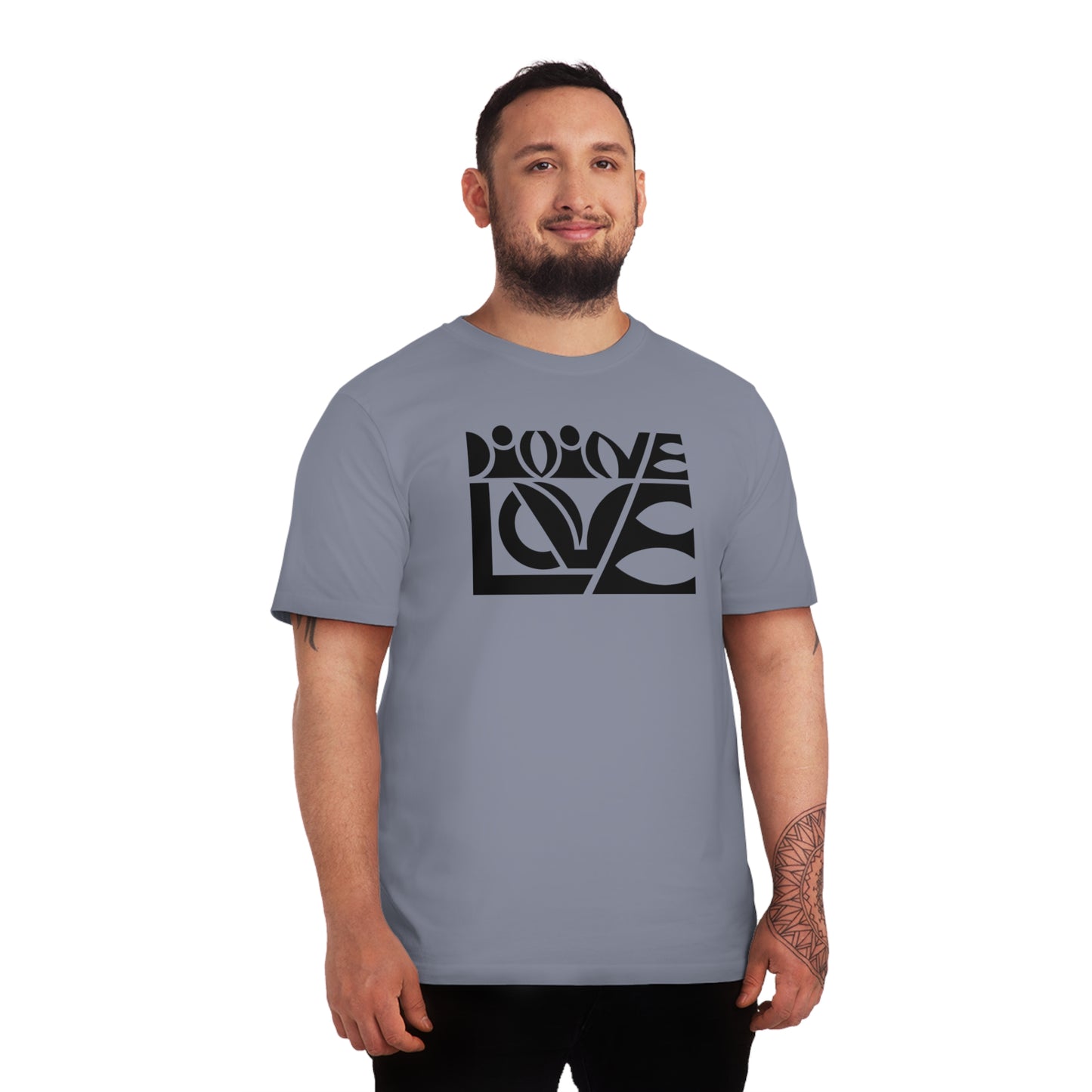 Men's Sparker 100% Organic Cotton T-shirt (Divine Love)