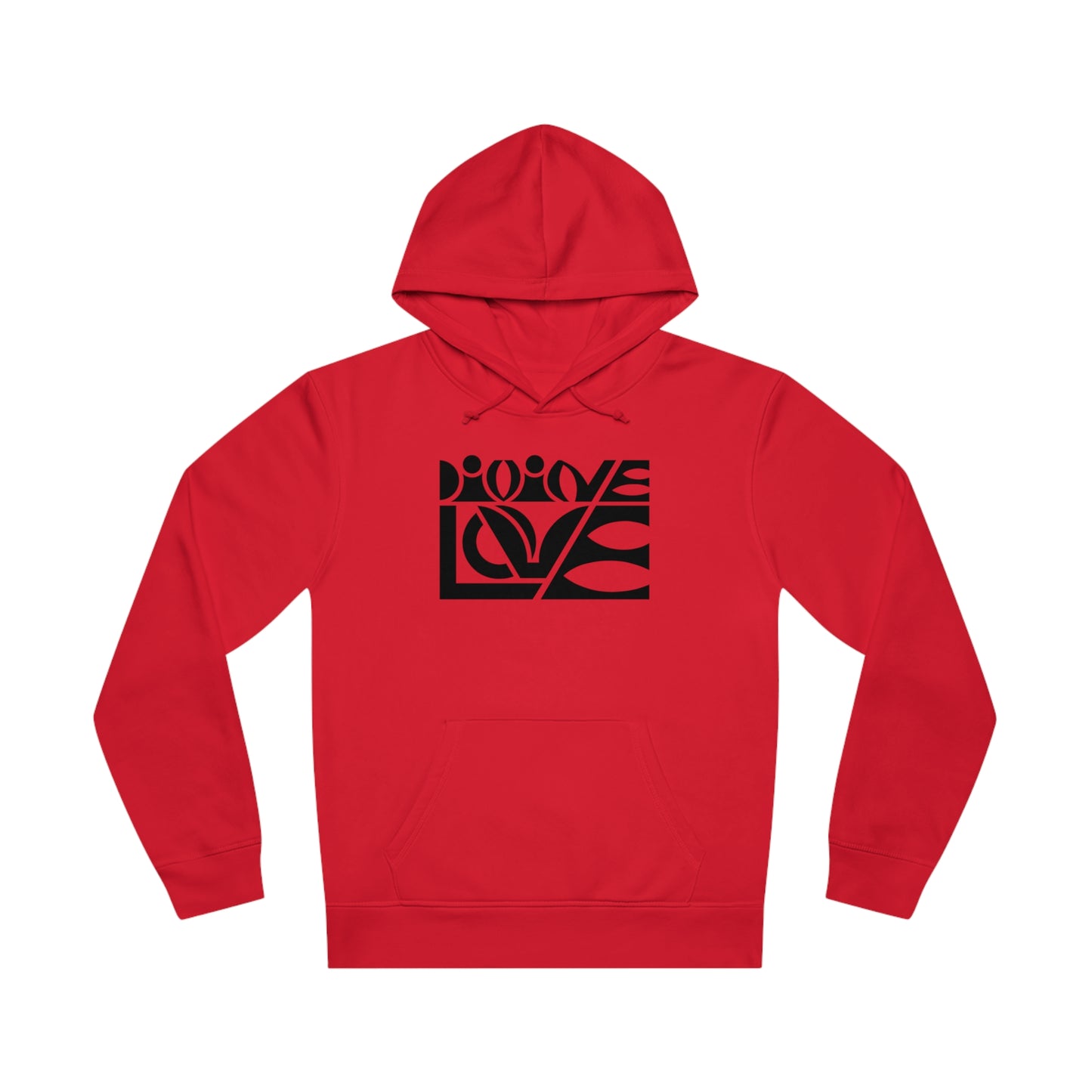 Unisex Drummer Hoodie (85% Organic Cotton and 15% Recycled Polyester) - Divine Love