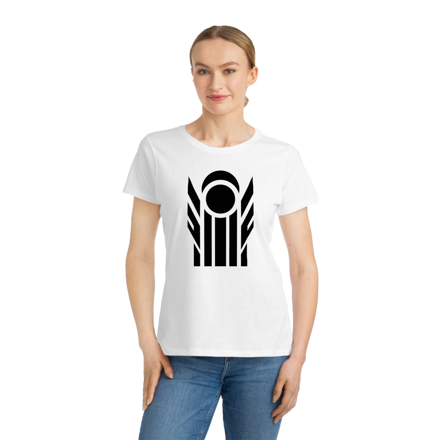 Women's Classic 100% Organic Cotton T-Shirt (Design 9)