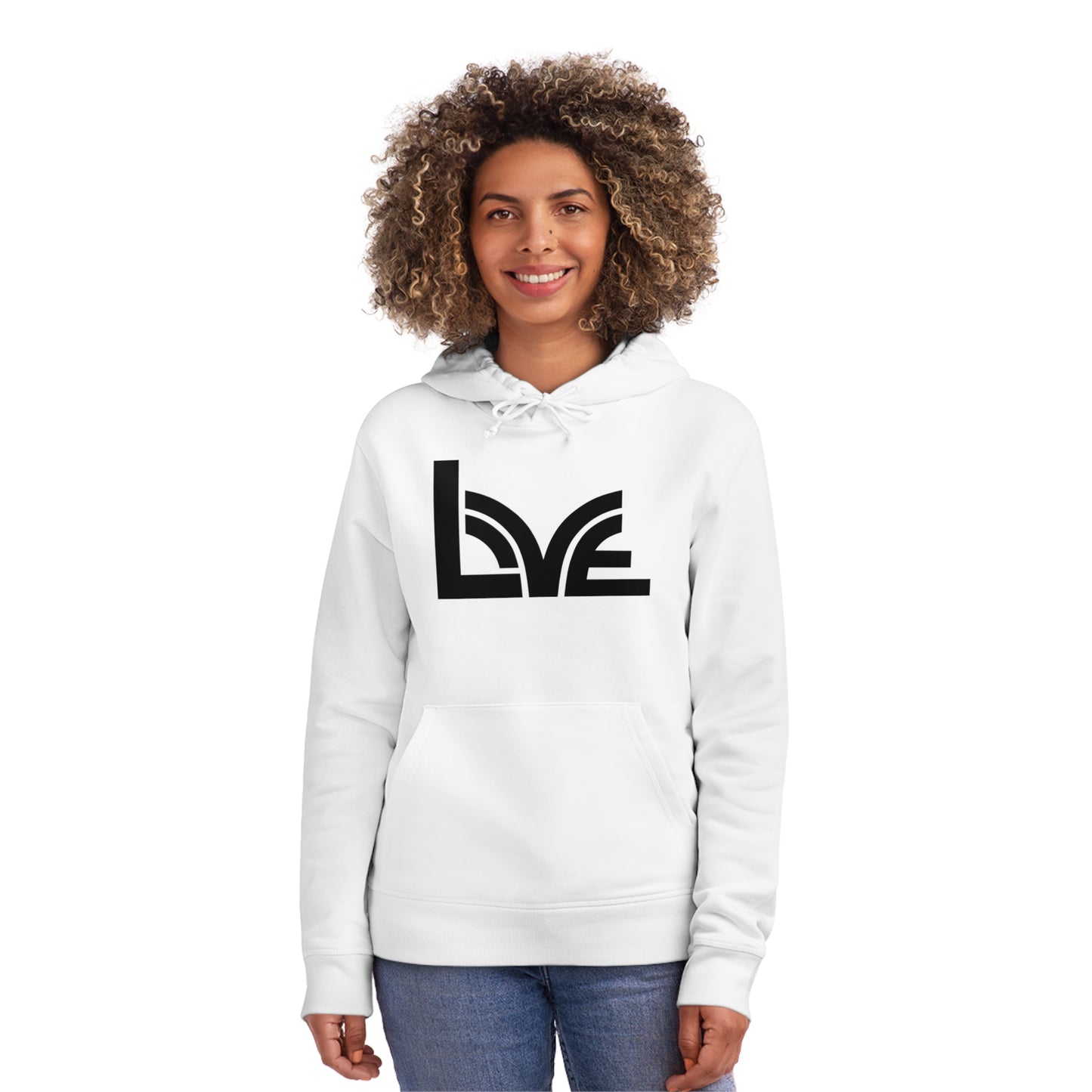 Unisex Drummer Hoodie (85% Organic Cotton and 15% Recycled Polyester) - Love