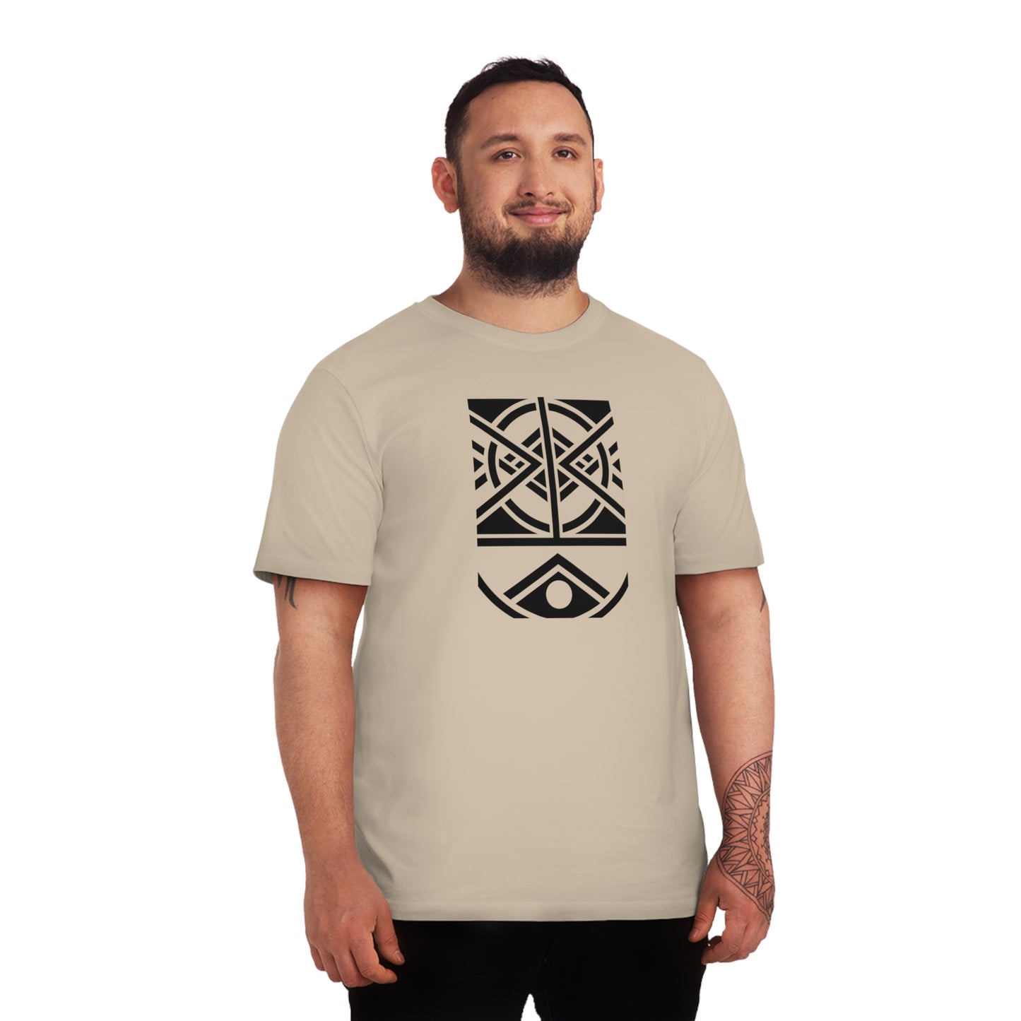 Men's Sparker 100% Organic Cotton T-shirt (Design 1)