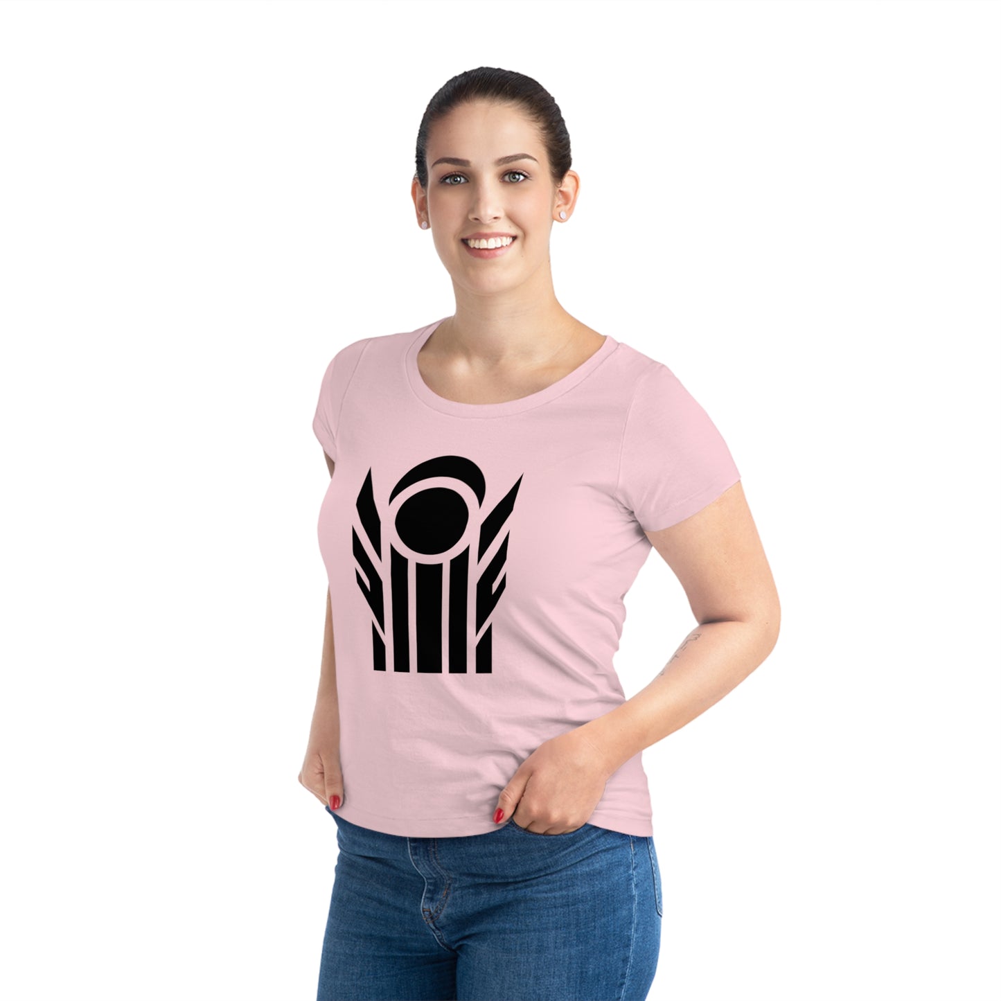 Women's Jazzer 100% Organic Cotton T-shirt (Design 9)