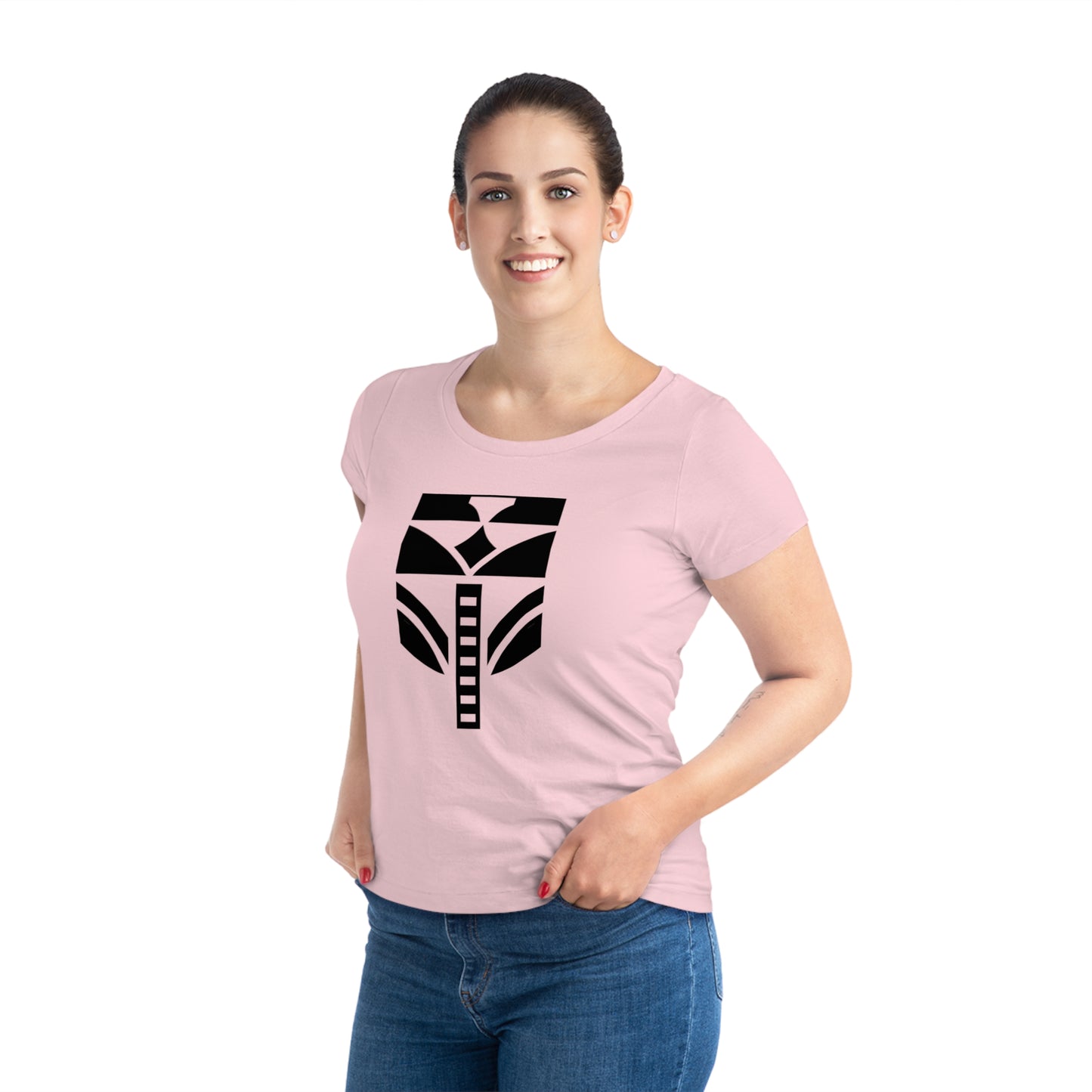 Women's Jazzer 100% Organic Cotton T-shirt (Design 8)