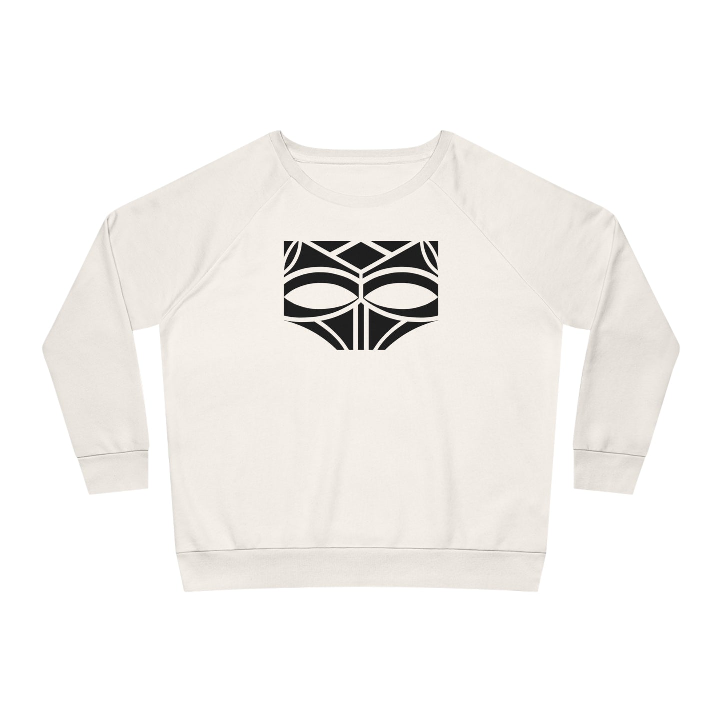 Women's Dazzler 85% Organic Cotton Relaxed Fit Sweatshirt (Design 3)