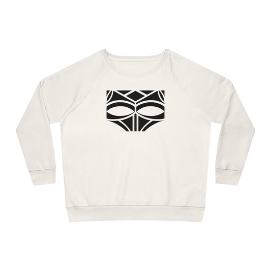 Women's Dazzler 85% Organic Cotton Relaxed Fit Sweatshirt (Design 3)