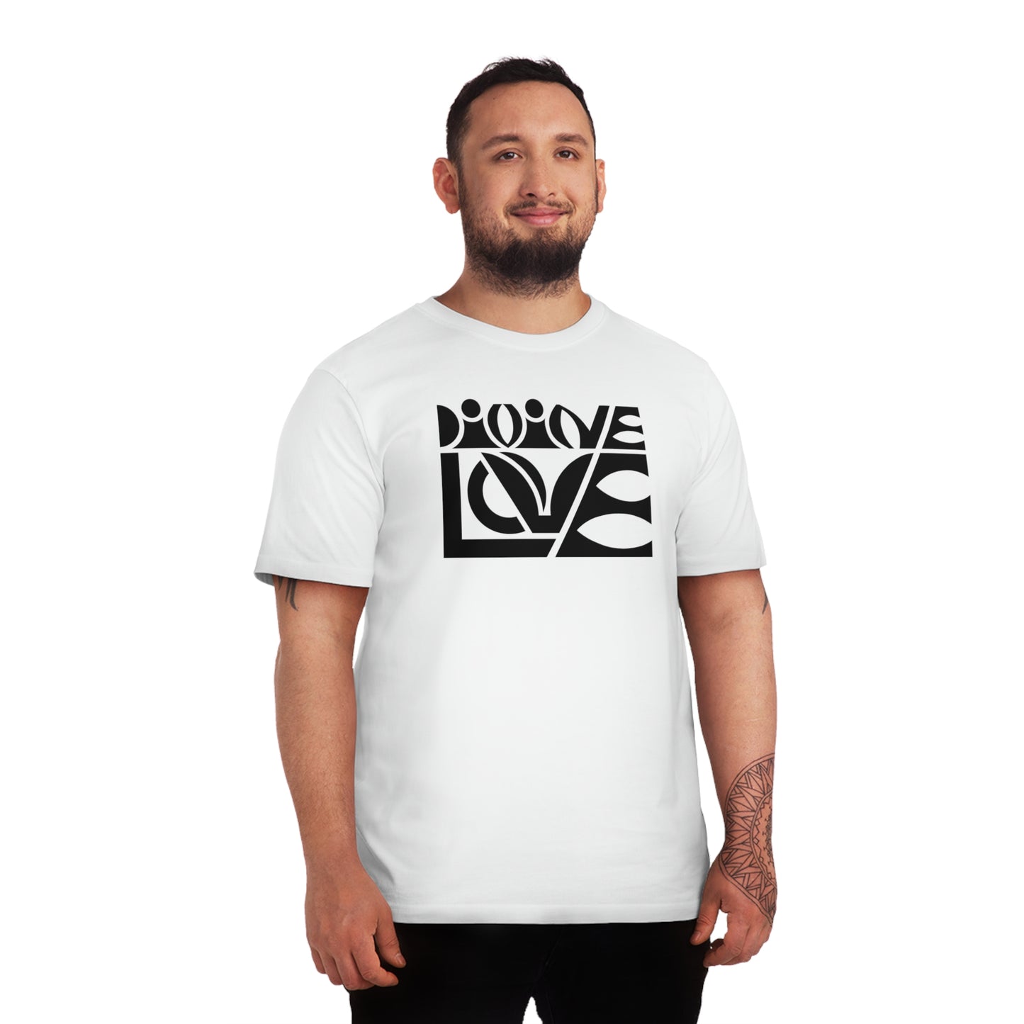 Men's Sparker 100% Organic Cotton T-shirt (Divine Love)