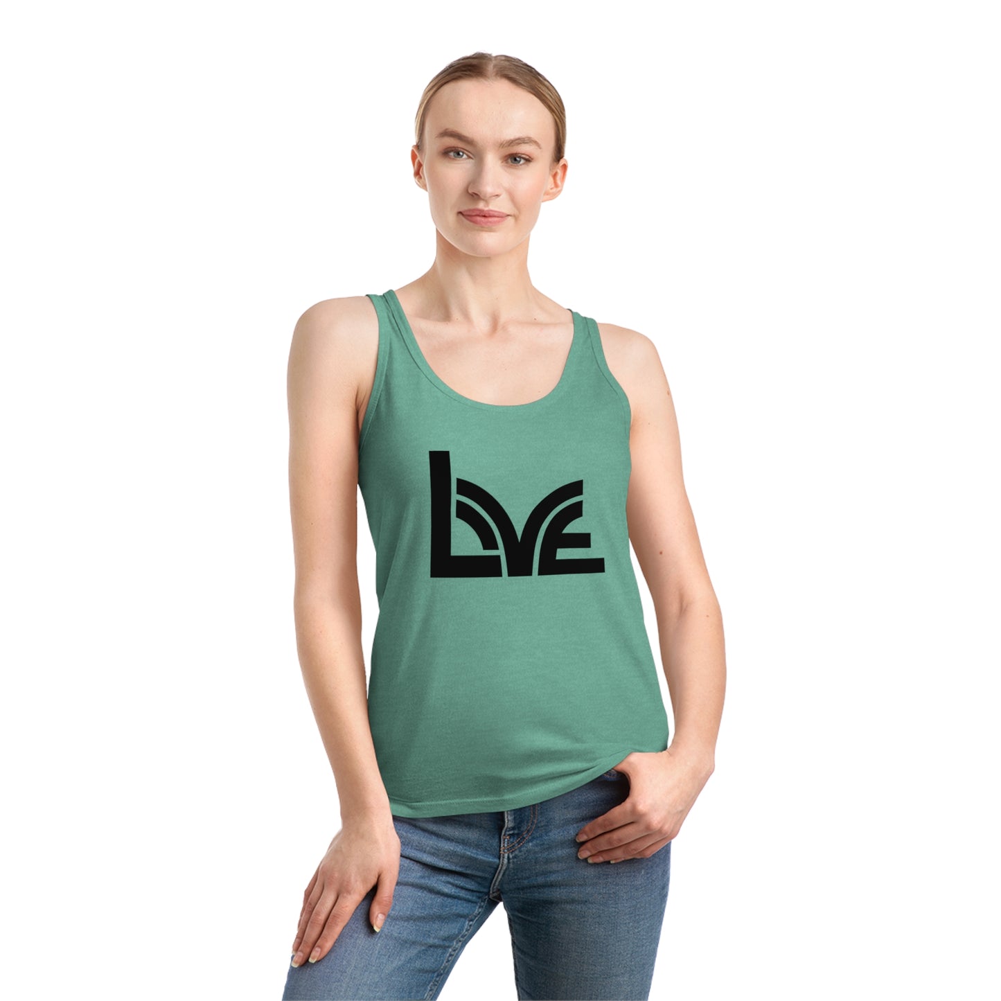 Women's Dreamer 100% Organic Cotton Tank Top (Love)