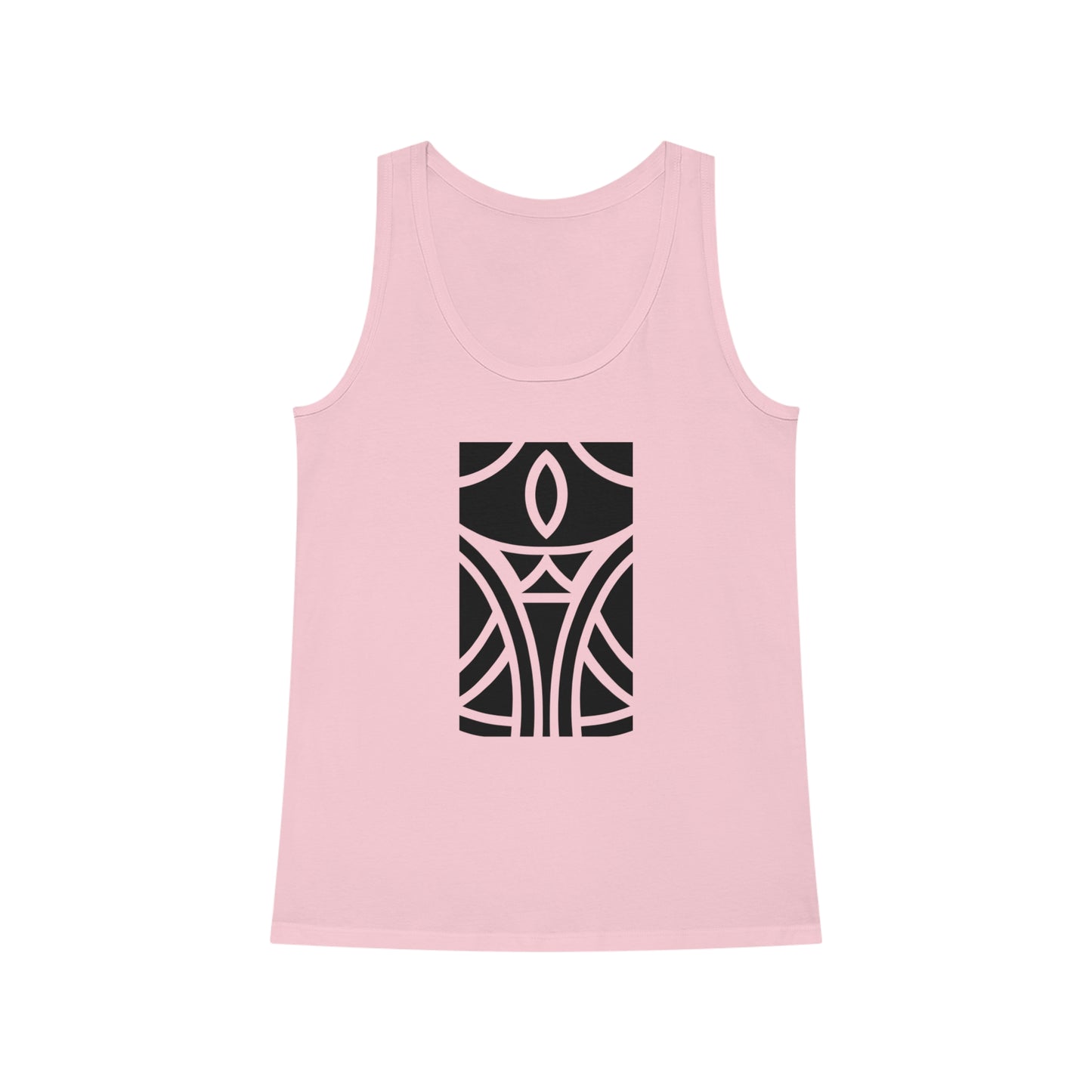 Women's Dreamer 100% Organic Cotton Tank Top (Design 12)