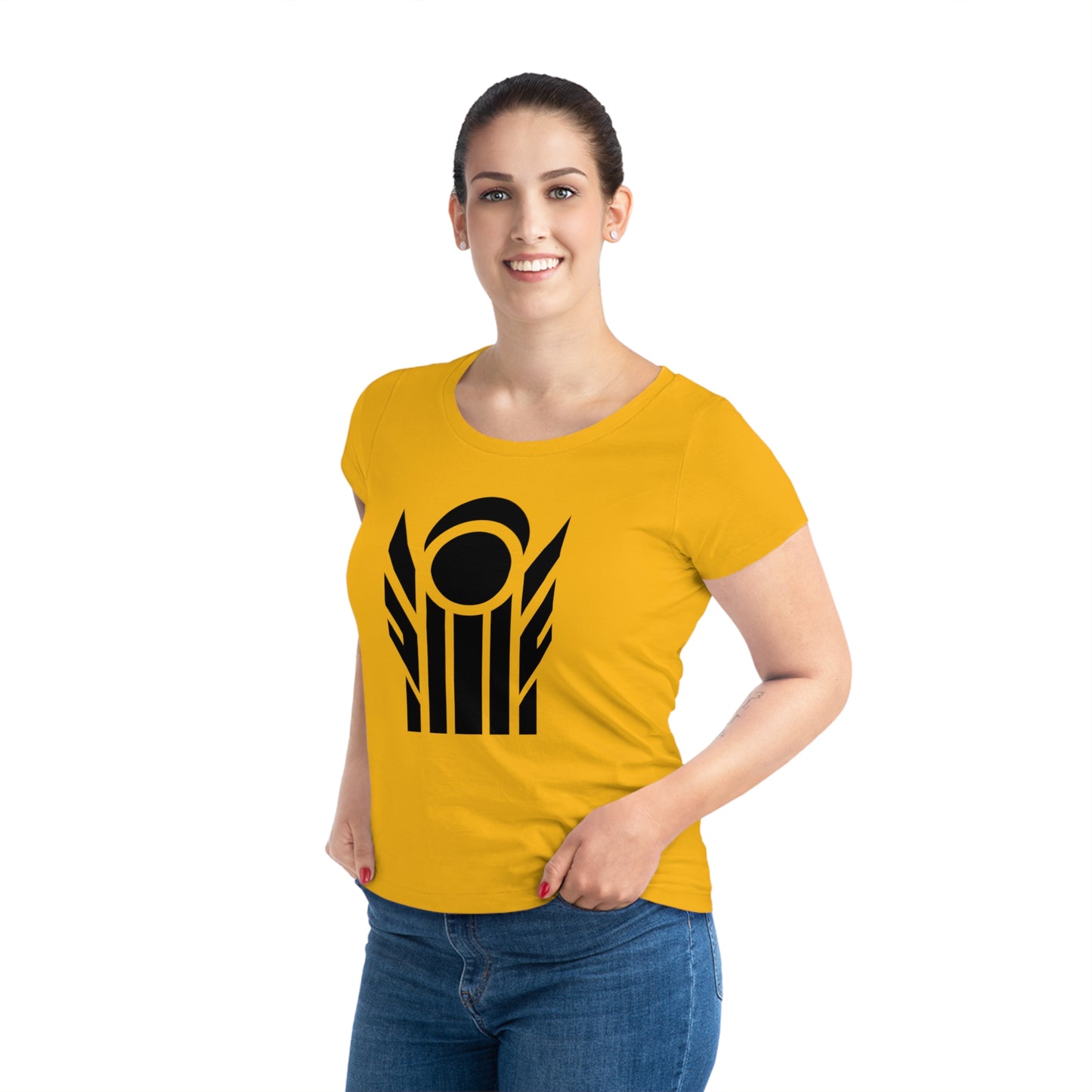 Women's Jazzer 100% Organic Cotton T-shirt (Design 9)