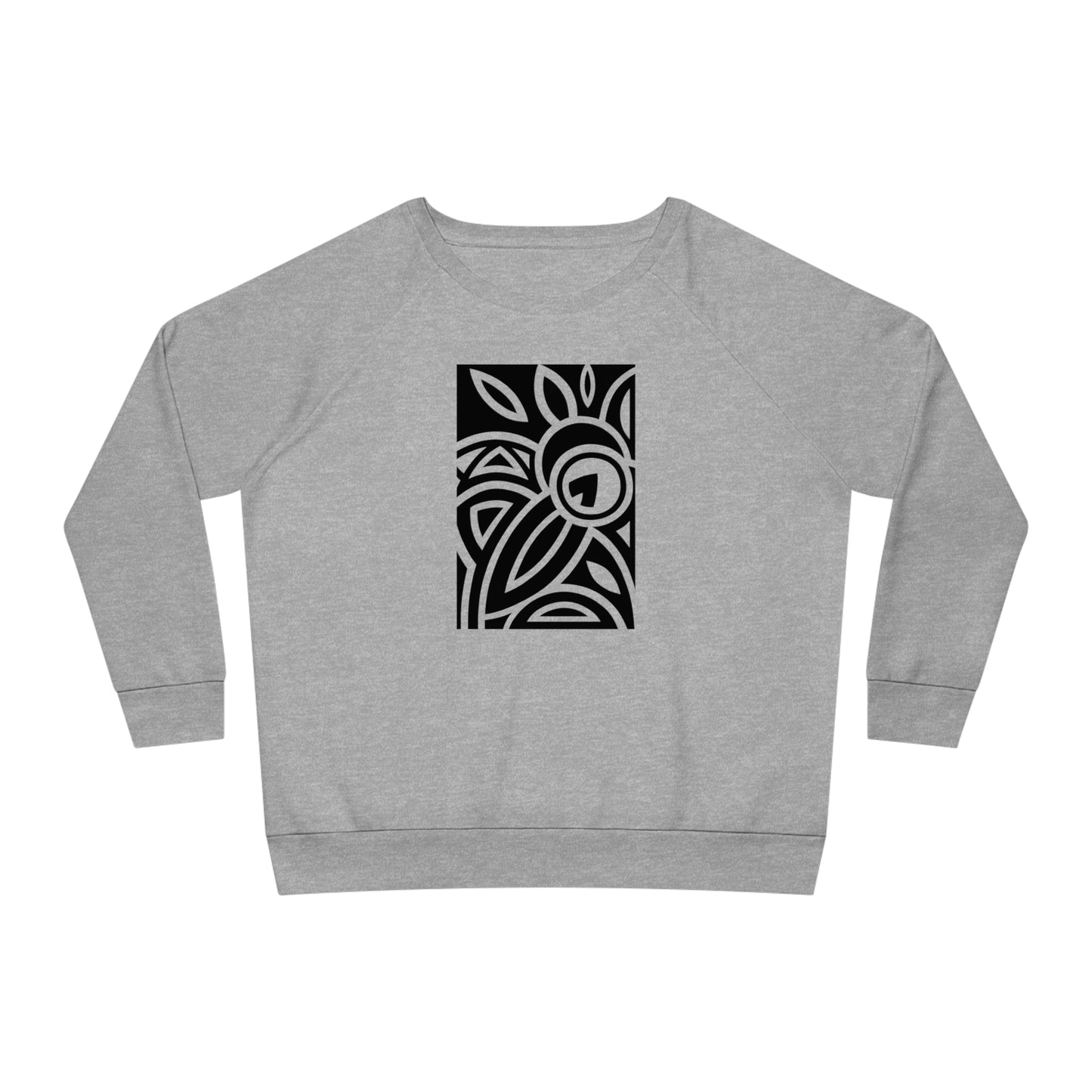 Women's Dazzler 85% Organic Cotton Relaxed Fit Sweatshirt (Design 23)